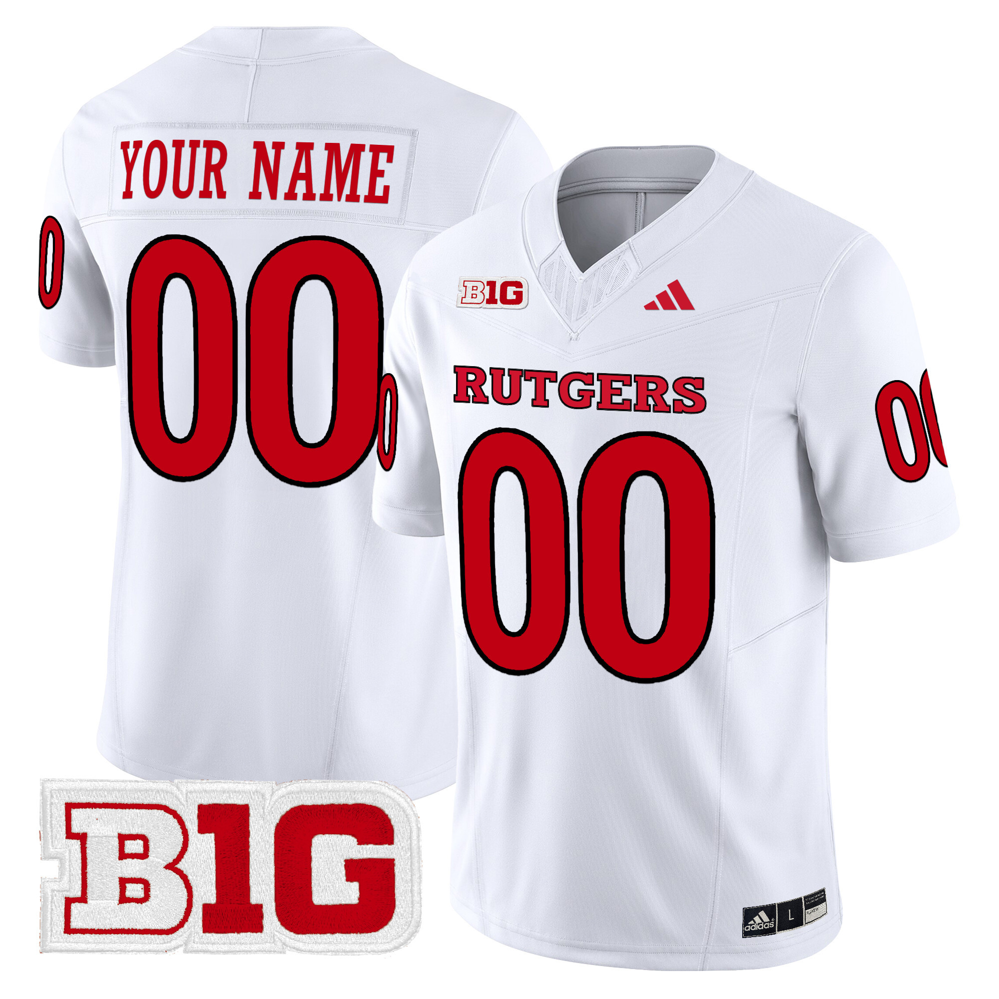 Rutgers Scarlet Knights Vapor Limited Custom Jersey - All Stitched #5 C4TKMGXV