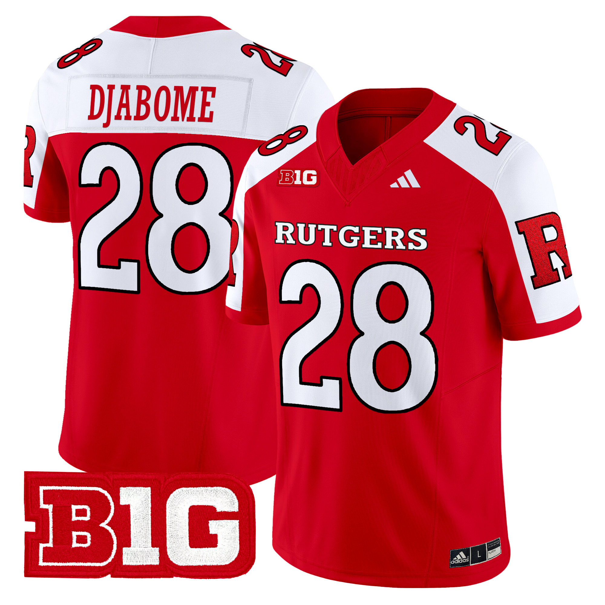 Rutgers Scarlet Knights Vapor Limited Jersey - All Stitched #11 V4DNLGXV