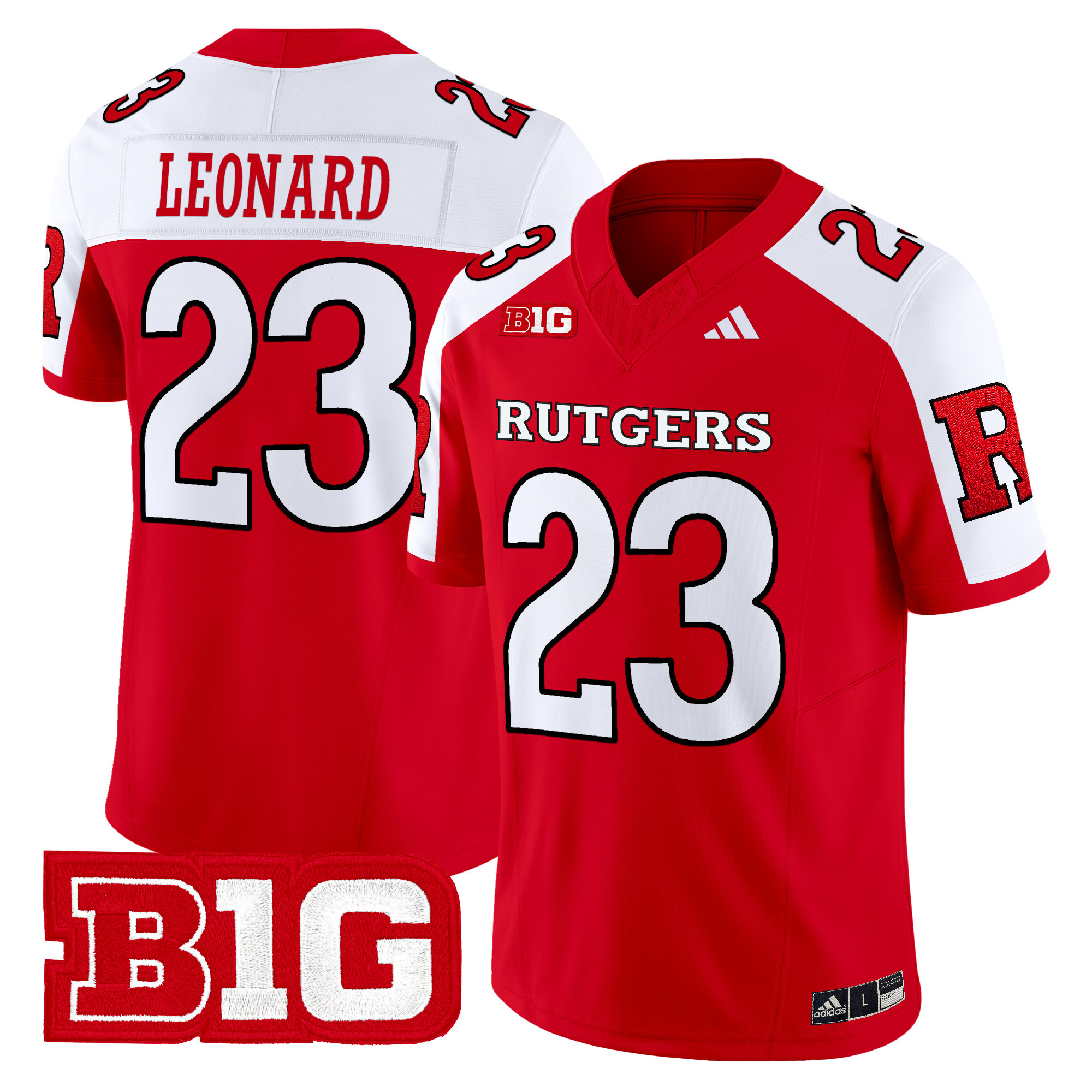 Rutgers Scarlet Knights Vapor Limited Jersey - All Stitched #13 D2LY8GXV