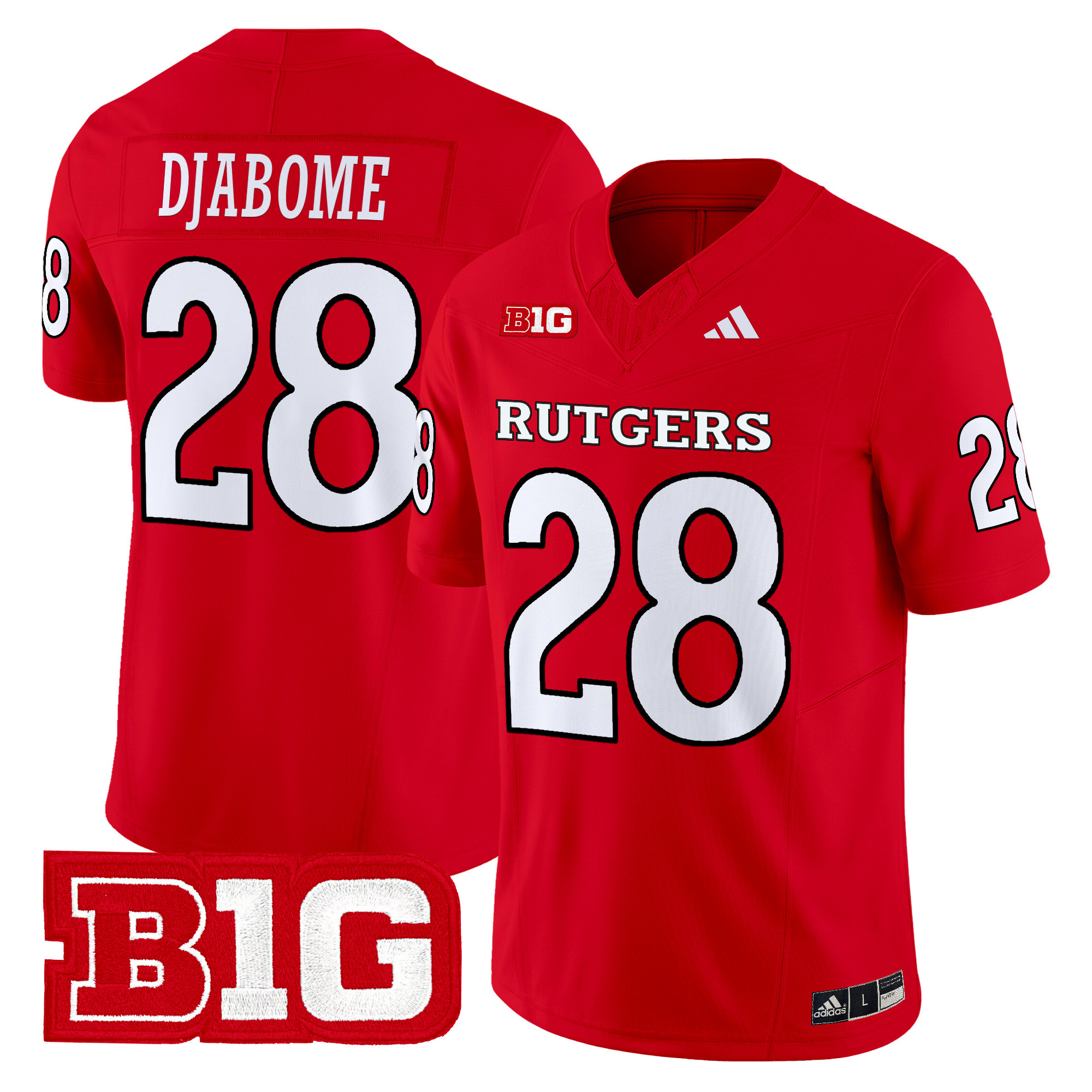 Rutgers Scarlet Knights Vapor Limited Jersey - All Stitched #25 SDT0YGXV