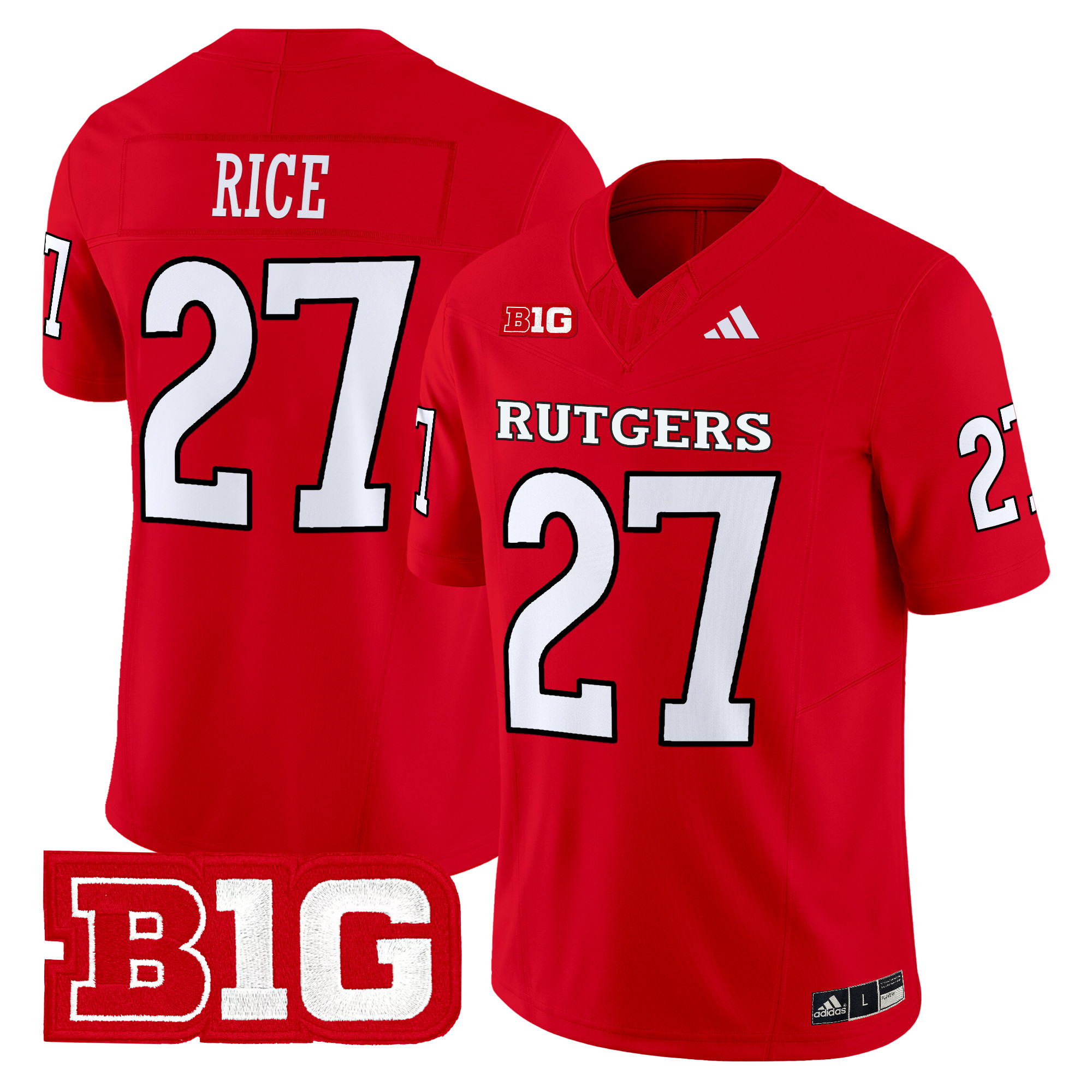 Rutgers Scarlet Knights Vapor Limited Jersey - All Stitched #26 QGTUKGXV