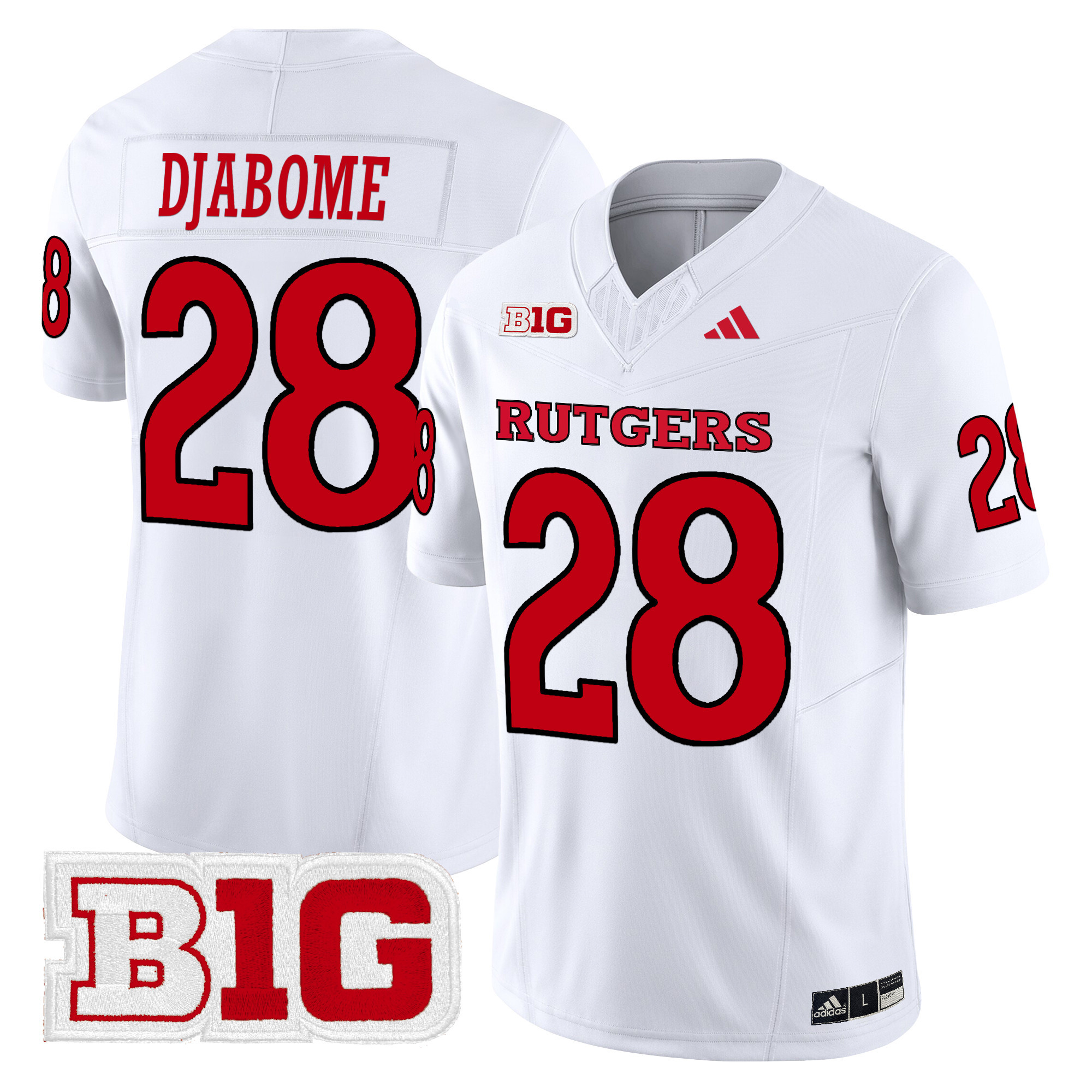 Rutgers Scarlet Knights Vapor Limited Jersey - All Stitched #32 EIZ2OGXV