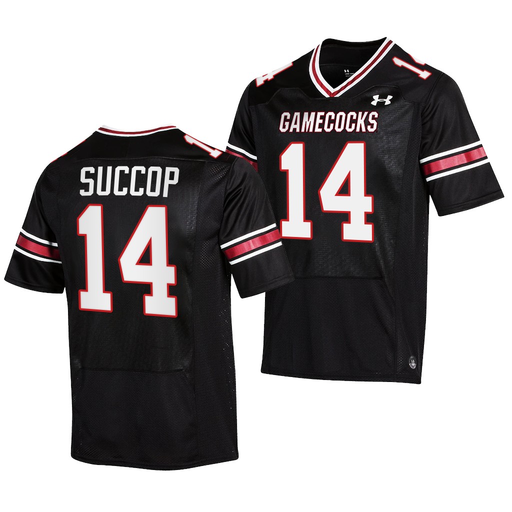 Ryan Succop South Carolina Gamecocks #14 Black Jersey Alumni NIL Uniform XCTIFGXV