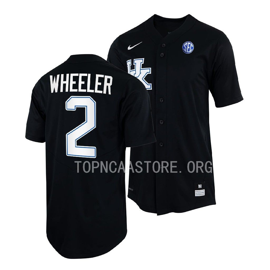 Sahvir Wheeler Kentucky Wildcats #2 Black Shirt Full-Button Jersey MXVNSGXV