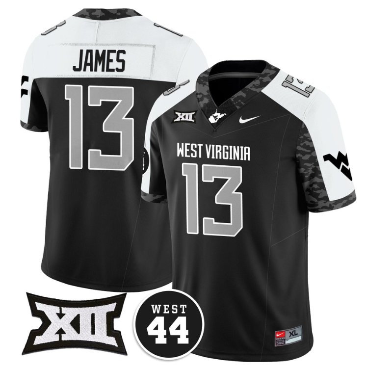 Sam James Jersey #13 West Virginia Mountaineers Vapor Limited Honor Jerry West Alternate 4ZVUBGXV
