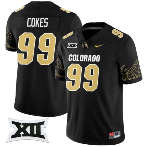 Shane Cokes Jersey #99 Colorado Buffaloes Vapor Limited College Football Black 3EU8KGXV