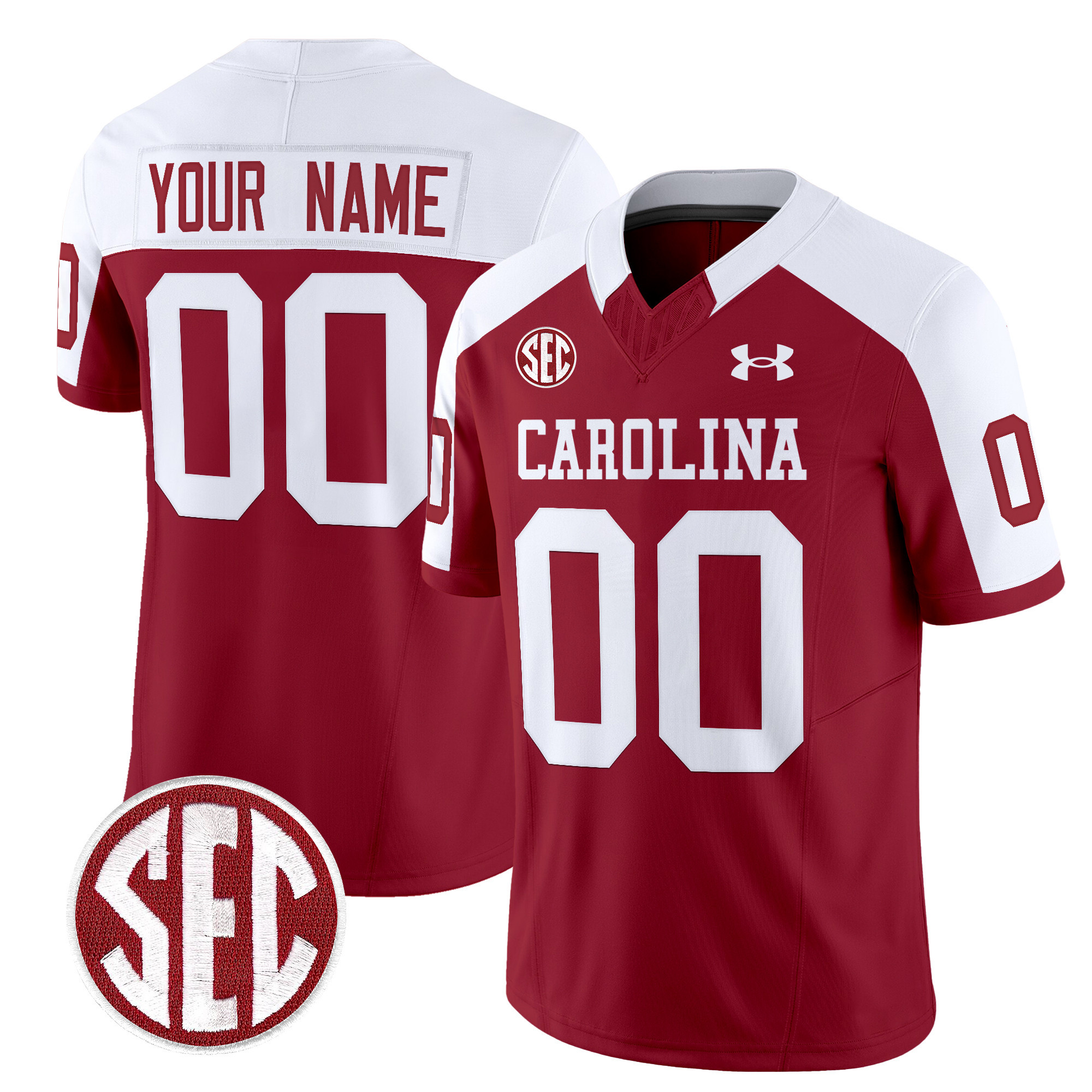 South Carolina Gamecocks 1980 Throwback Vapor Limited Custom Jersey - All Stitched #4 STTJWGXV