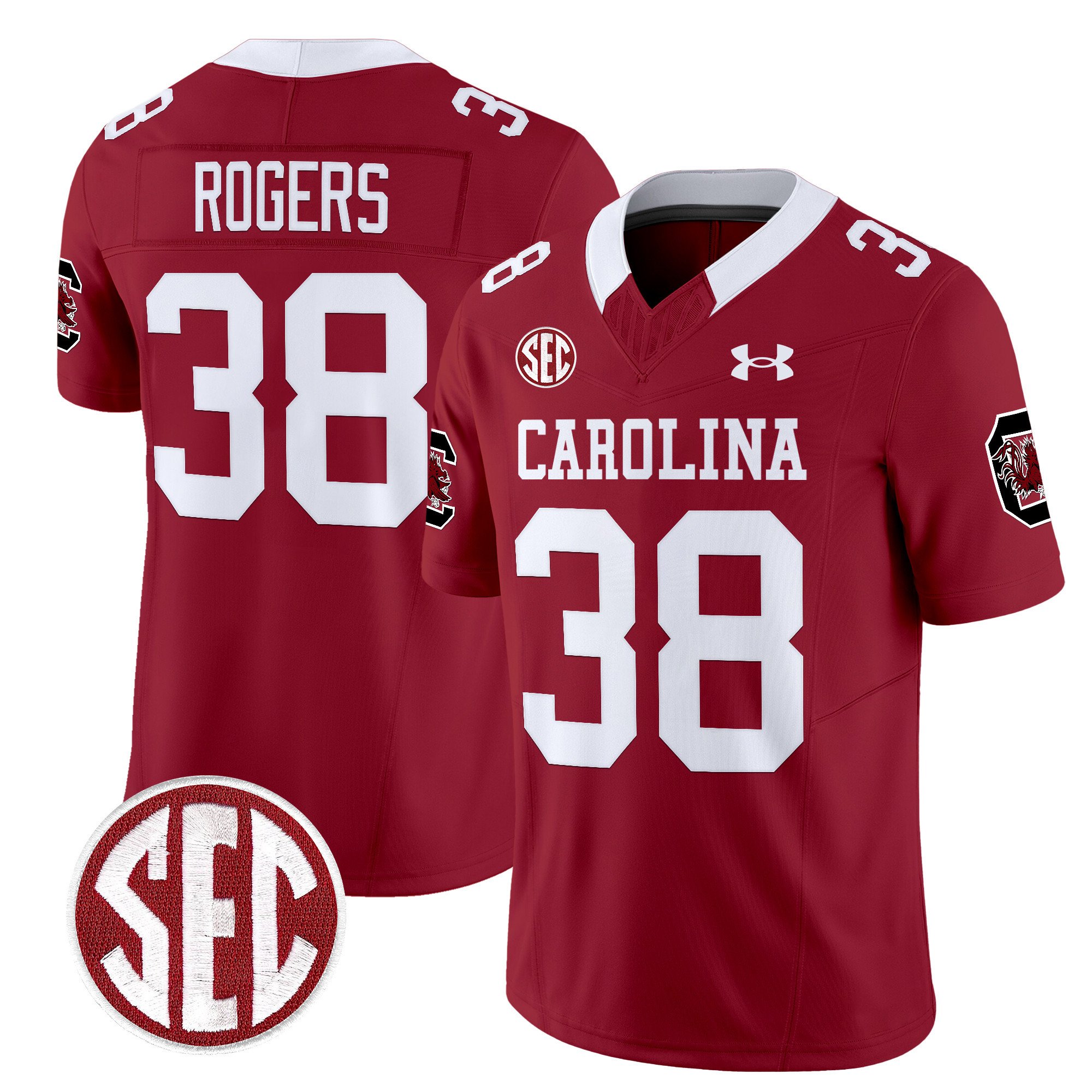 South Carolina Gamecocks 1980 Throwback Vapor Limited Jersey V2 - All Stitched #1 LCD8VGXV
