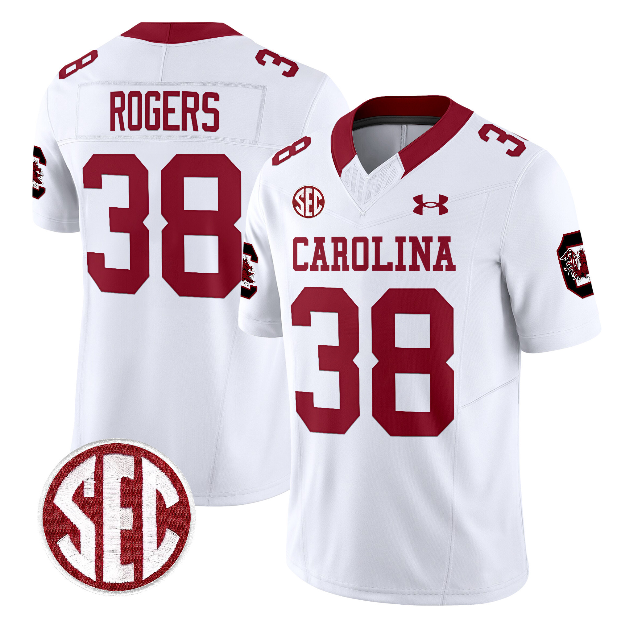South Carolina Gamecocks 1980 Throwback Vapor Limited Jersey V2 - All Stitched #17 PKK7NGXV