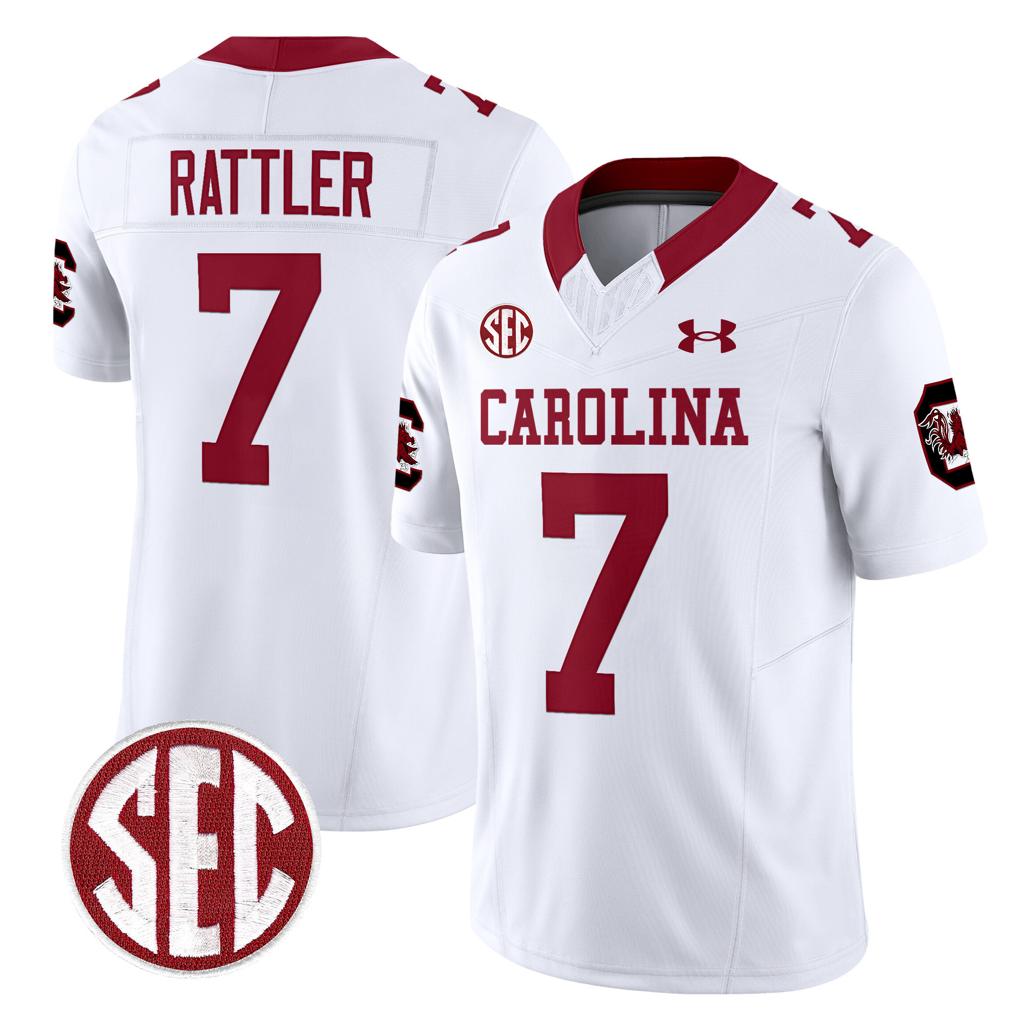 South Carolina Gamecocks 1980 Throwback Vapor Limited Jersey V2 - All Stitched #18 5WARFGXV