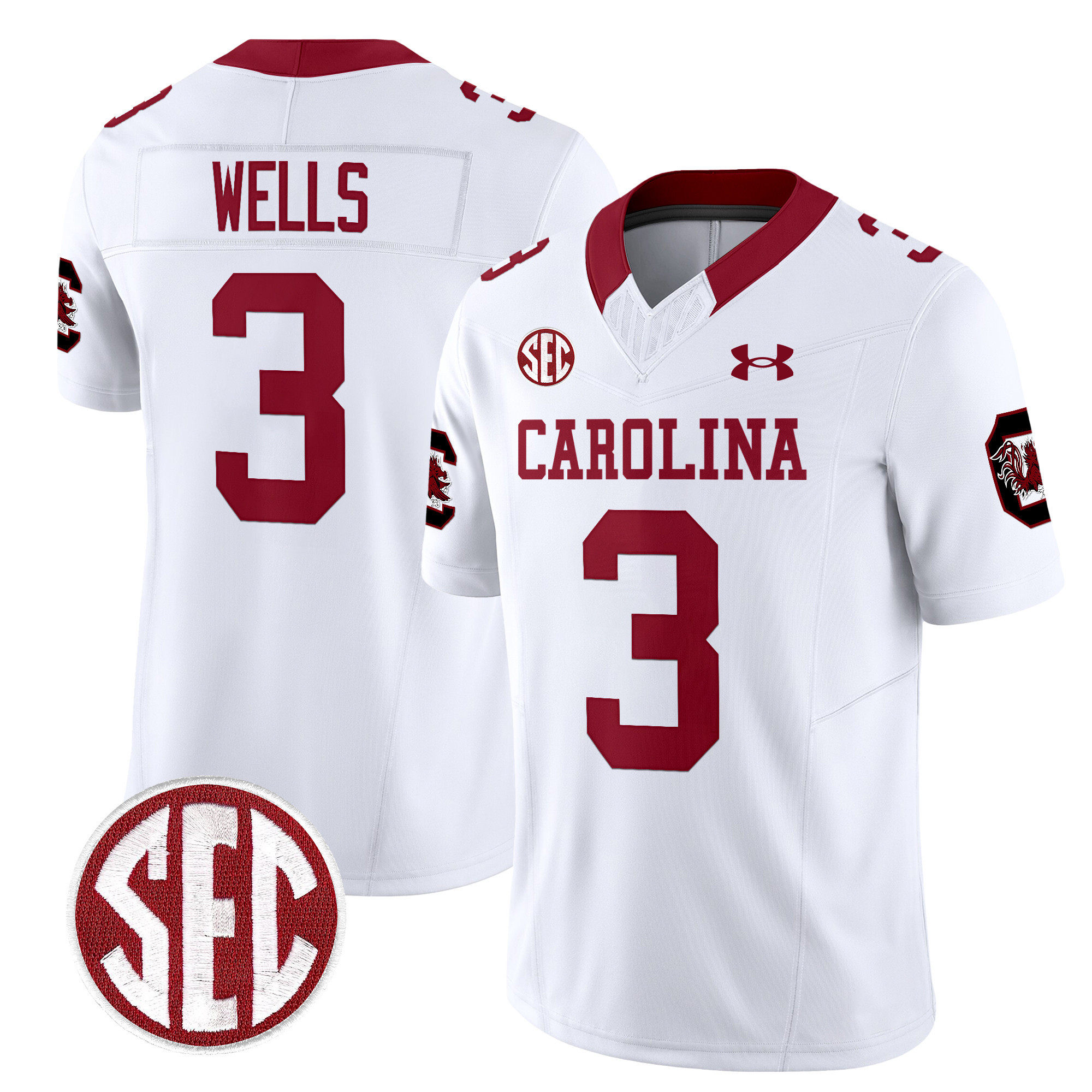 South Carolina Gamecocks 1980 Throwback Vapor Limited Jersey V2 - All Stitched #19 EFEBOGXV