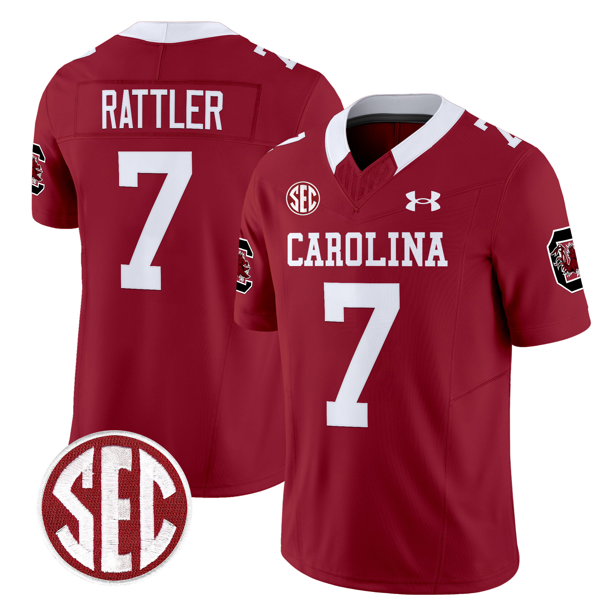 South Carolina Gamecocks 1980 Throwback Vapor Limited Jersey V2 - All Stitched #2 QPUY7GXV