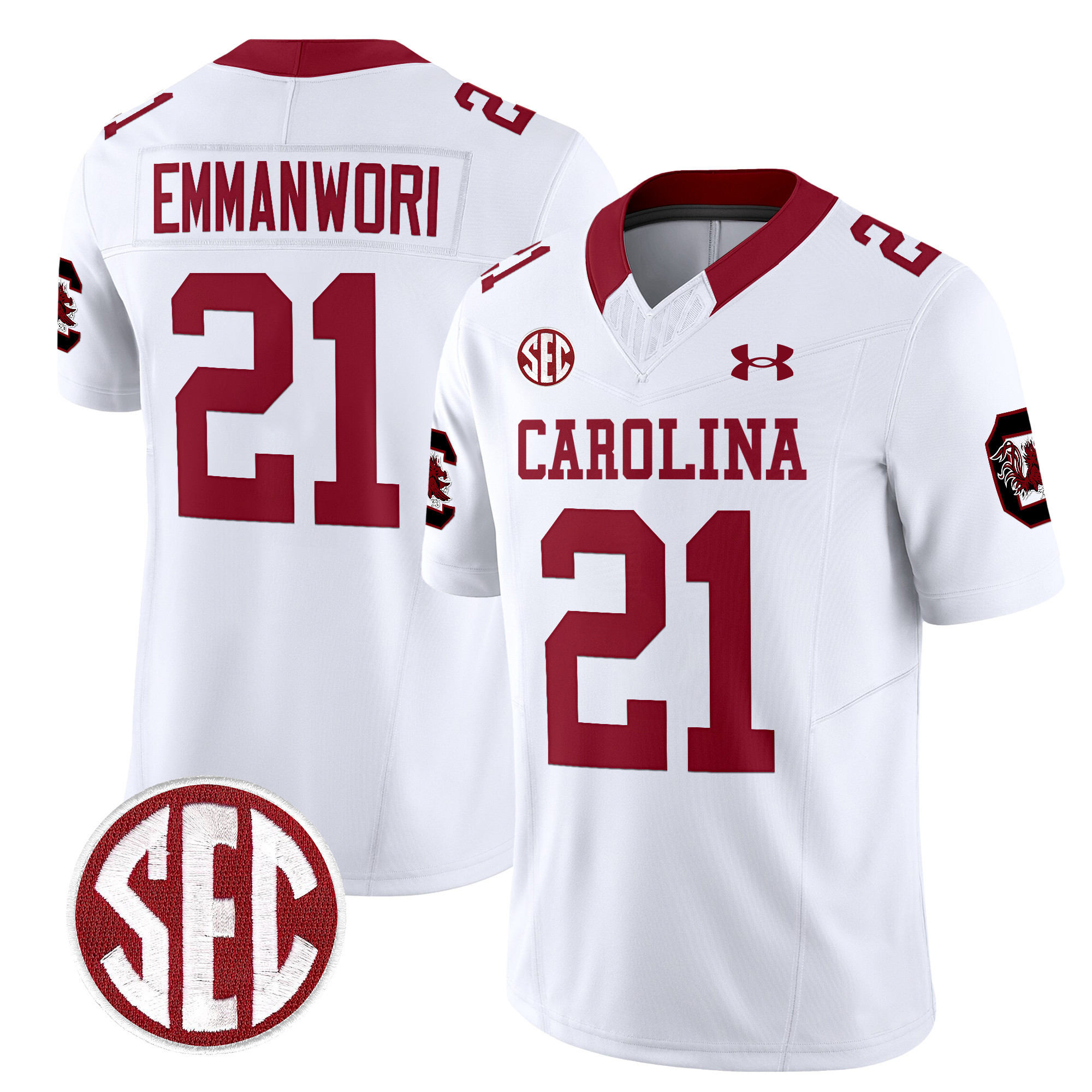 South Carolina Gamecocks 1980 Throwback Vapor Limited Jersey V2 - All Stitched #21 KODQTGXV