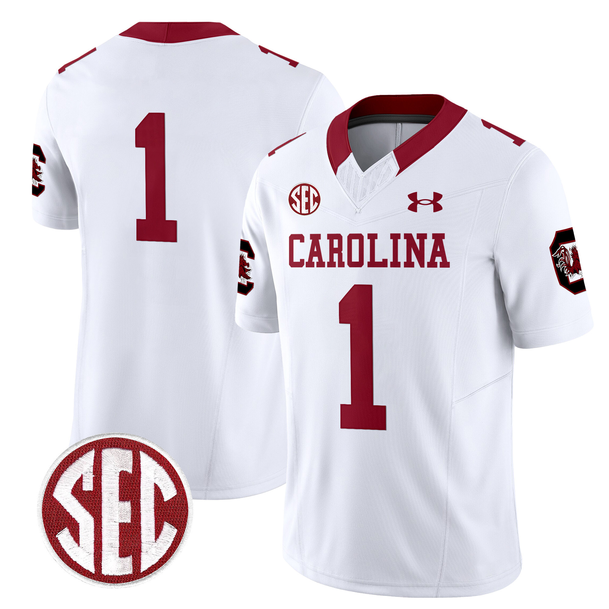 South Carolina Gamecocks 1980 Throwback Vapor Limited Jersey V2 - All Stitched #24 KW3NWGXV