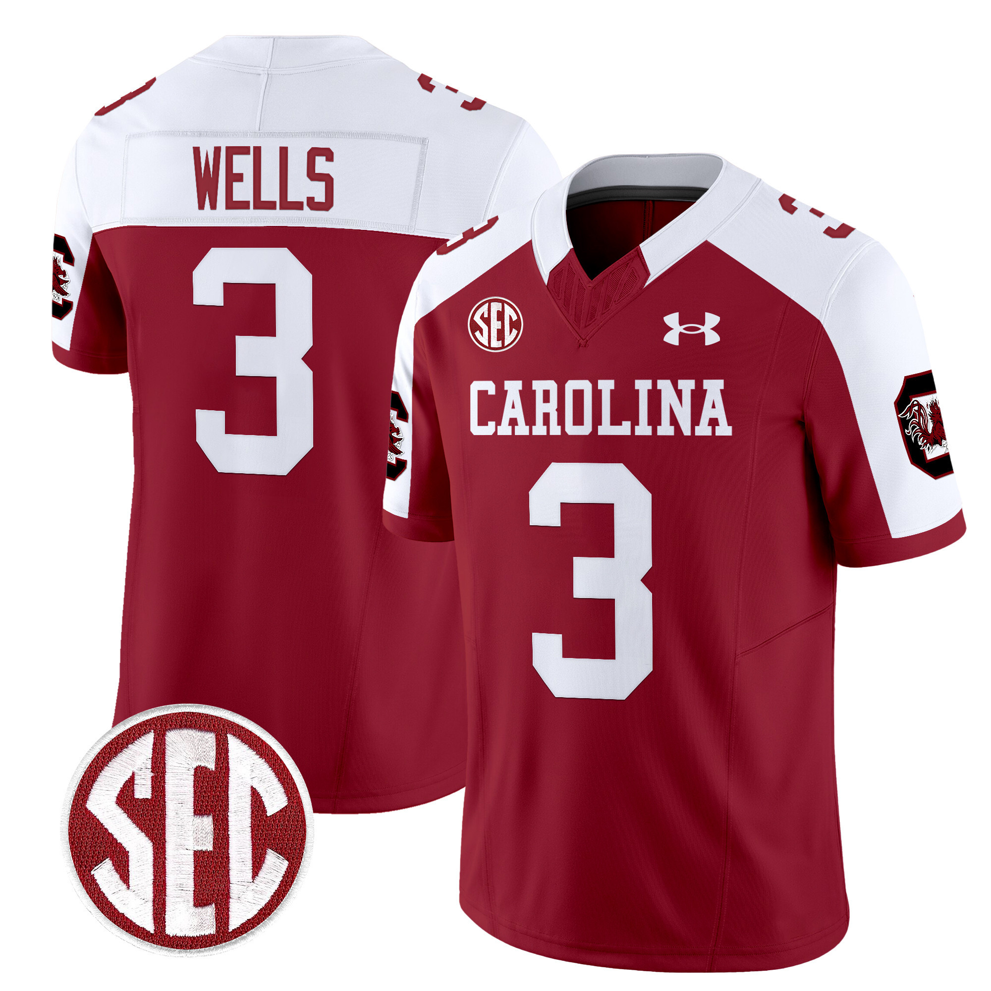 South Carolina Gamecocks 1980 Throwback Vapor Limited Jersey V2 - All Stitched #27 4CW0KGXV
