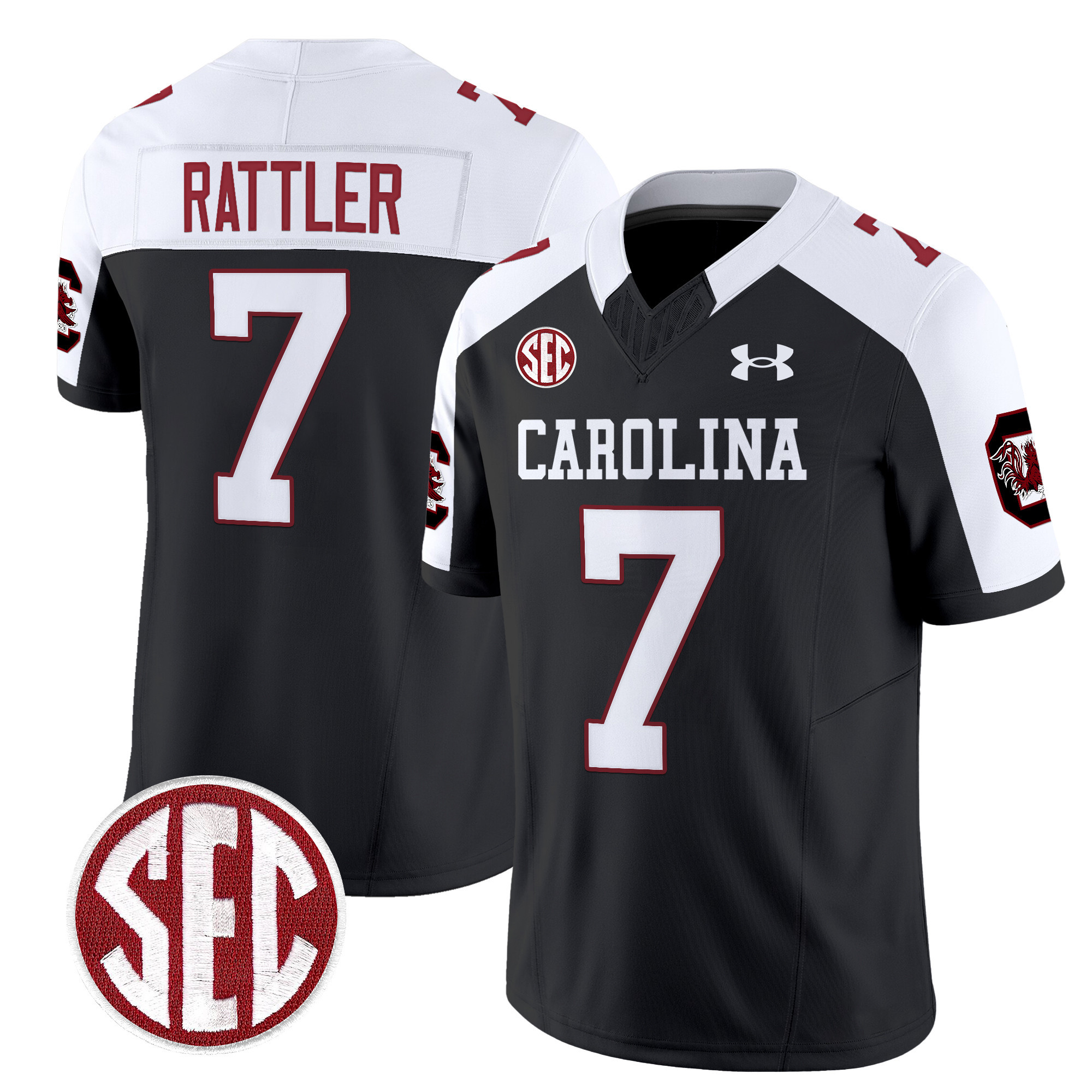 South Carolina Gamecocks 1980 Throwback Vapor Limited Jersey V2 - All Stitched #34 UCWCKGXV
