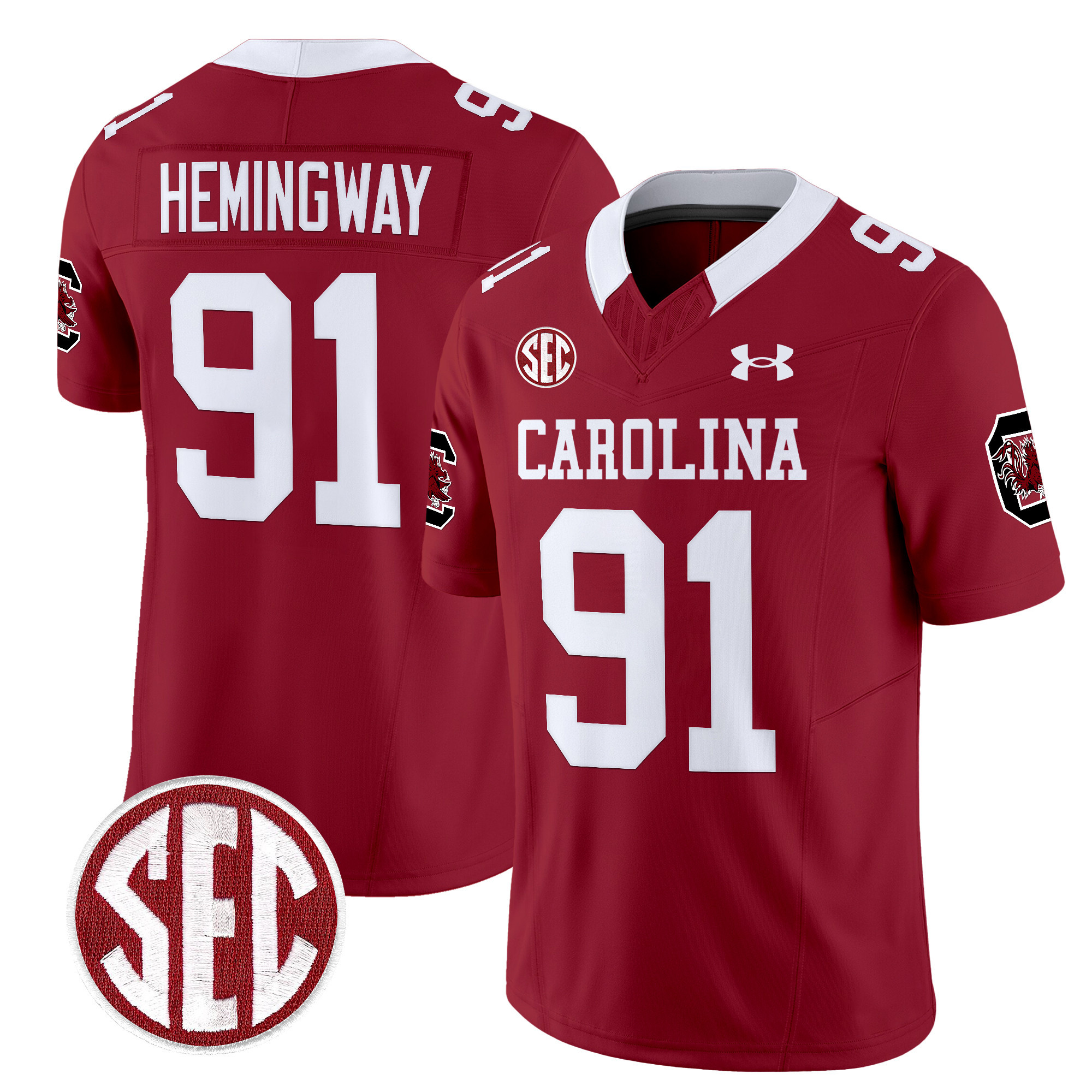South Carolina Gamecocks 1980 Throwback Vapor Limited Jersey V2 - All Stitched #4 UDYV6GXV
