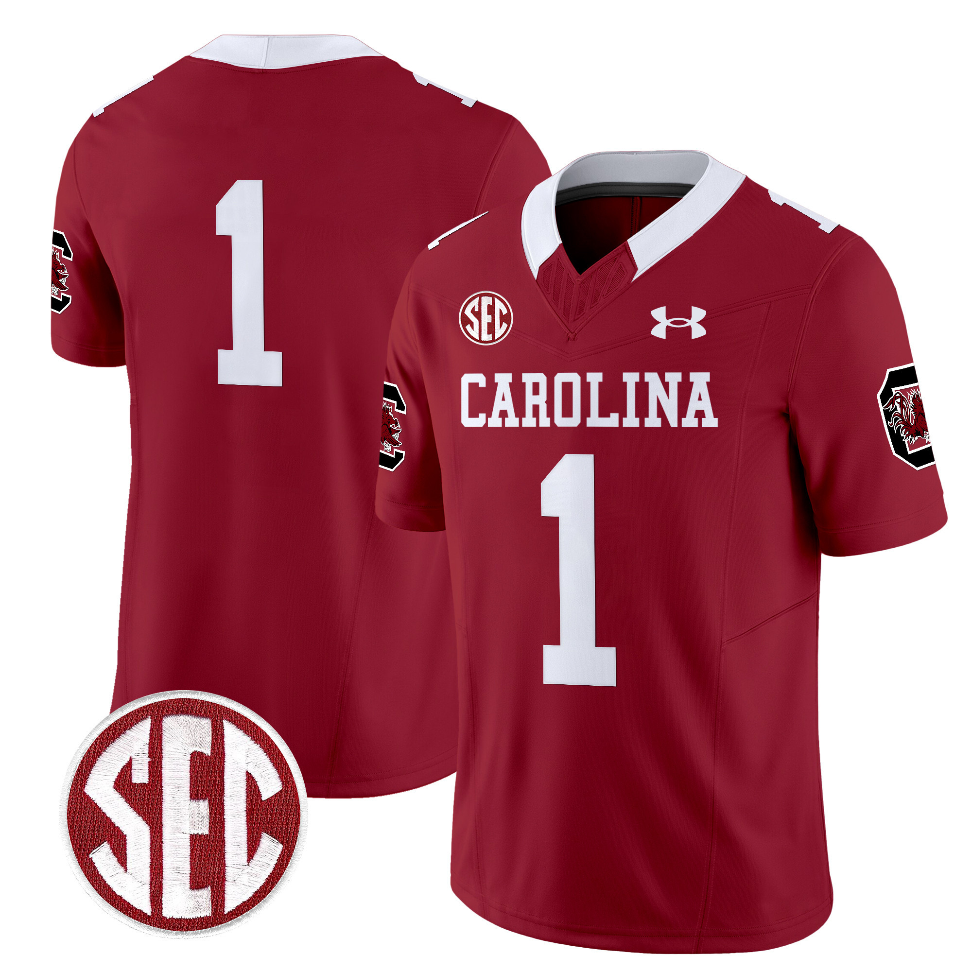 South Carolina Gamecocks 1980 Throwback Vapor Limited Jersey V2 - All Stitched #8 J2UD3GXV