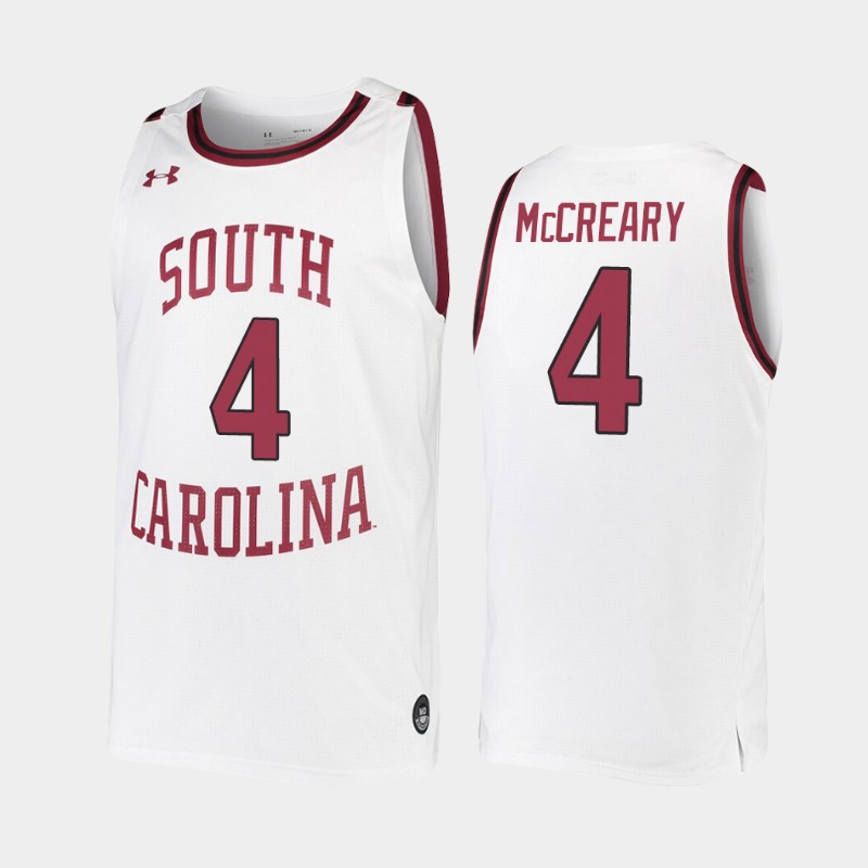 South Carolina Gamecocks Jalyn McCreary White -20 College Jersey QKYJ6GXV