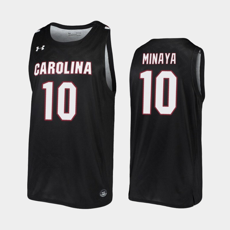 South Carolina Gamecocks South Carolina Gamecocks Justin Minaya Black -20 College Jersey JFNLVGXV