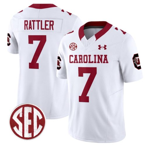 Spencer Rattler Jersey #7 South Carolina Gamecocks Football 1980 Throwback Vapor Limited White PS5OIGXV