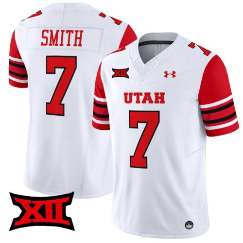 Steve Smith Sr Jersey #7 Utah Utes Vapor Limited College Football Stitched White KGIVWGXV