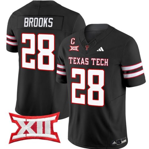 Tahj Brooks Jersey #28 Texas Tech Red Raiders Vapor Limited Football Black 7YH23GXV