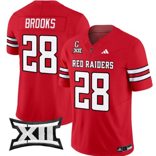 Tahj Brooks Jersey #28 Texas Tech Red Raiders Vapor Limited Football Red WWJ5VGXV