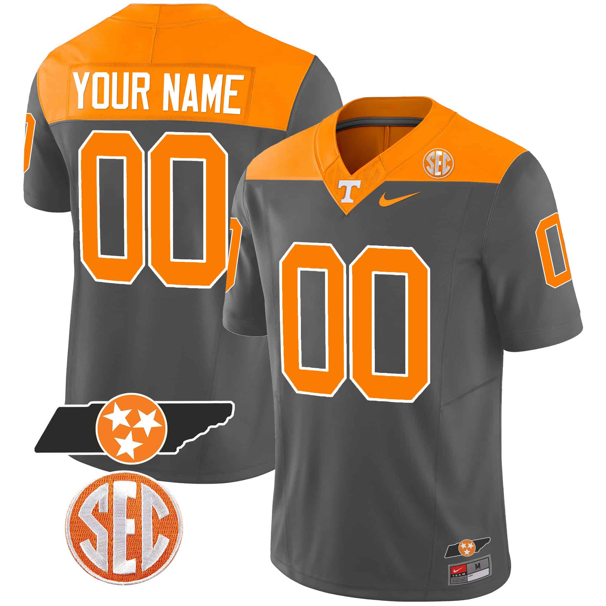 Tennessee Volunteers Alternate Vapor Limited Custom Jersey V3 - All Stitched #1 EMKKDGXV