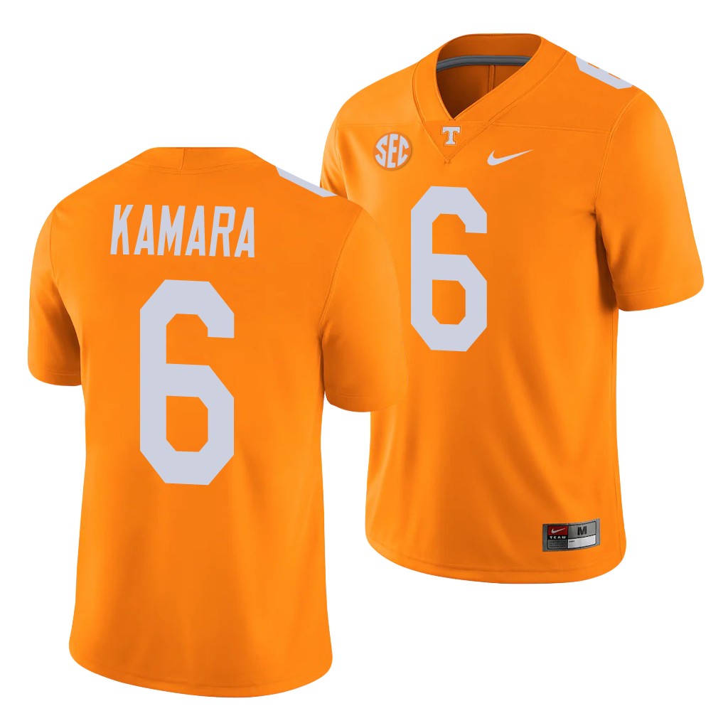 Tennessee Volunteers Alvin Kamara Orange College Alumni Player Game Jersey BYDRRGXV