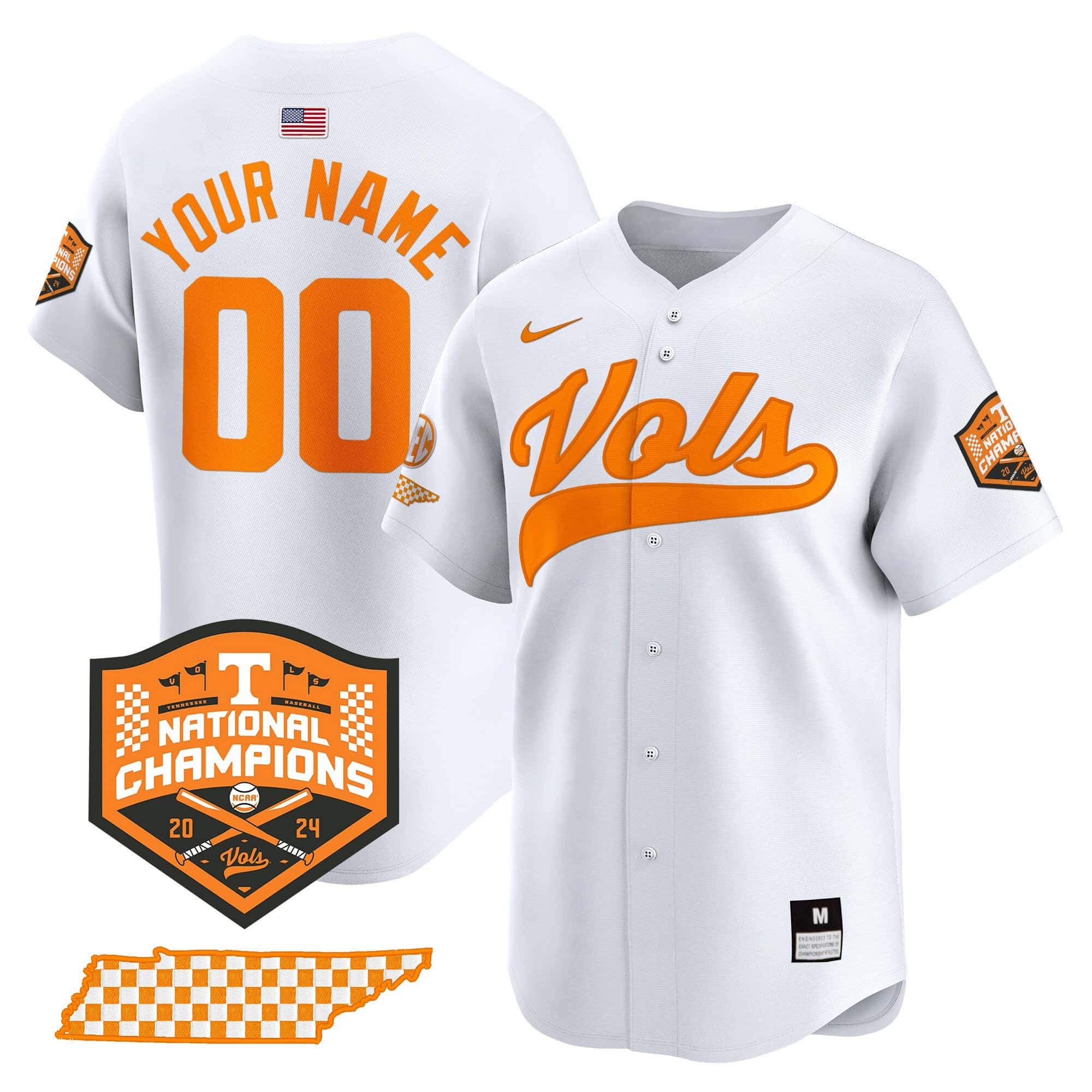 Tennessee Volunteers Champions Vapor Premier Limited Custom Jersey - All Stitched #2 UBLONGXV