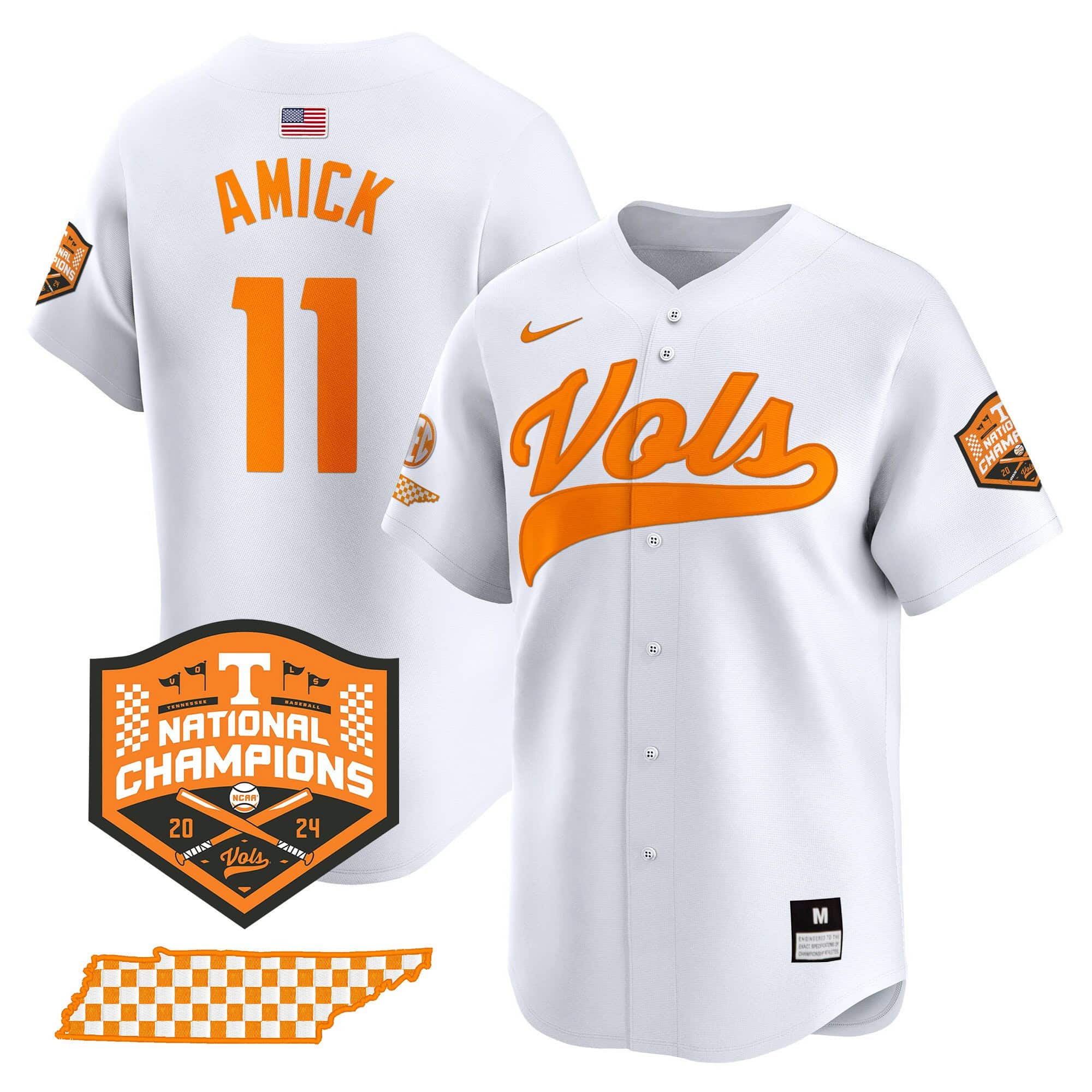 Tennessee Volunteers Champions Vapor Premier Limited Jersey - All Stitched #12 RH0TMGXV