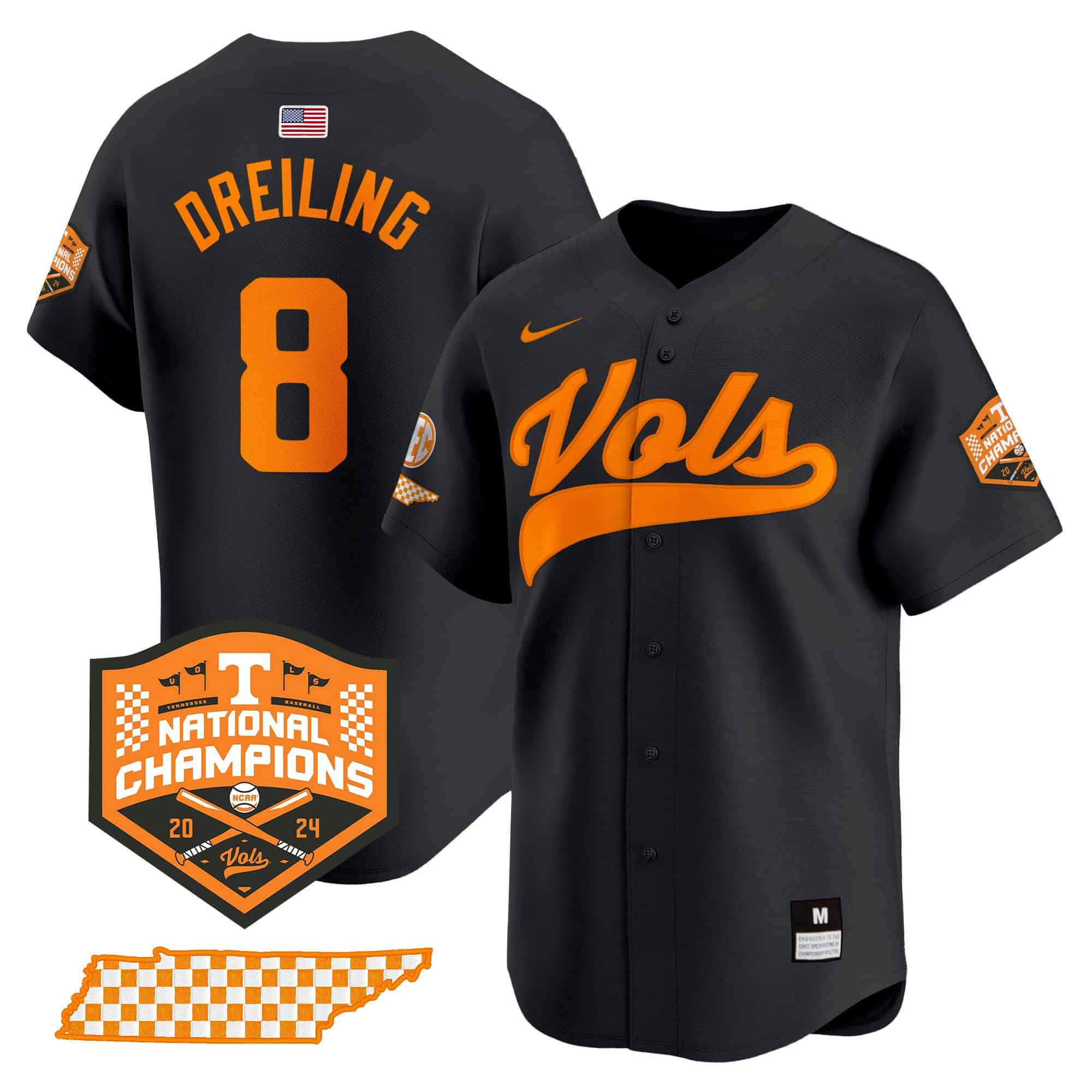 Tennessee Volunteers Champions Vapor Premier Limited Jersey - All Stitched #2 1TISCGXV