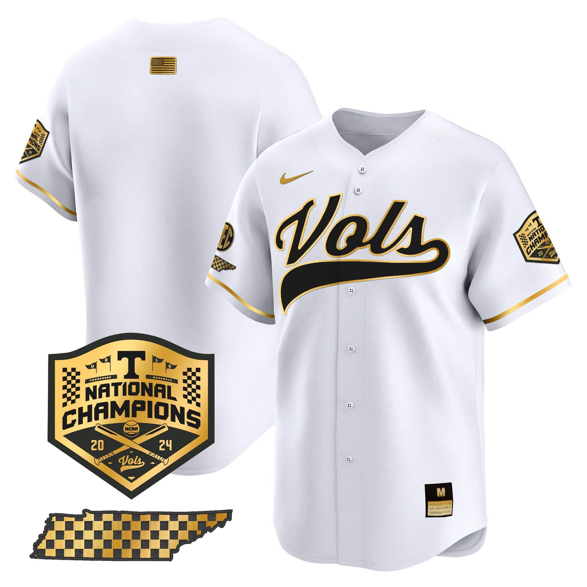 Tennessee Volunteers Champions Vapor Premier Limited Jersey - All Stitched #35 KJGG4GXV