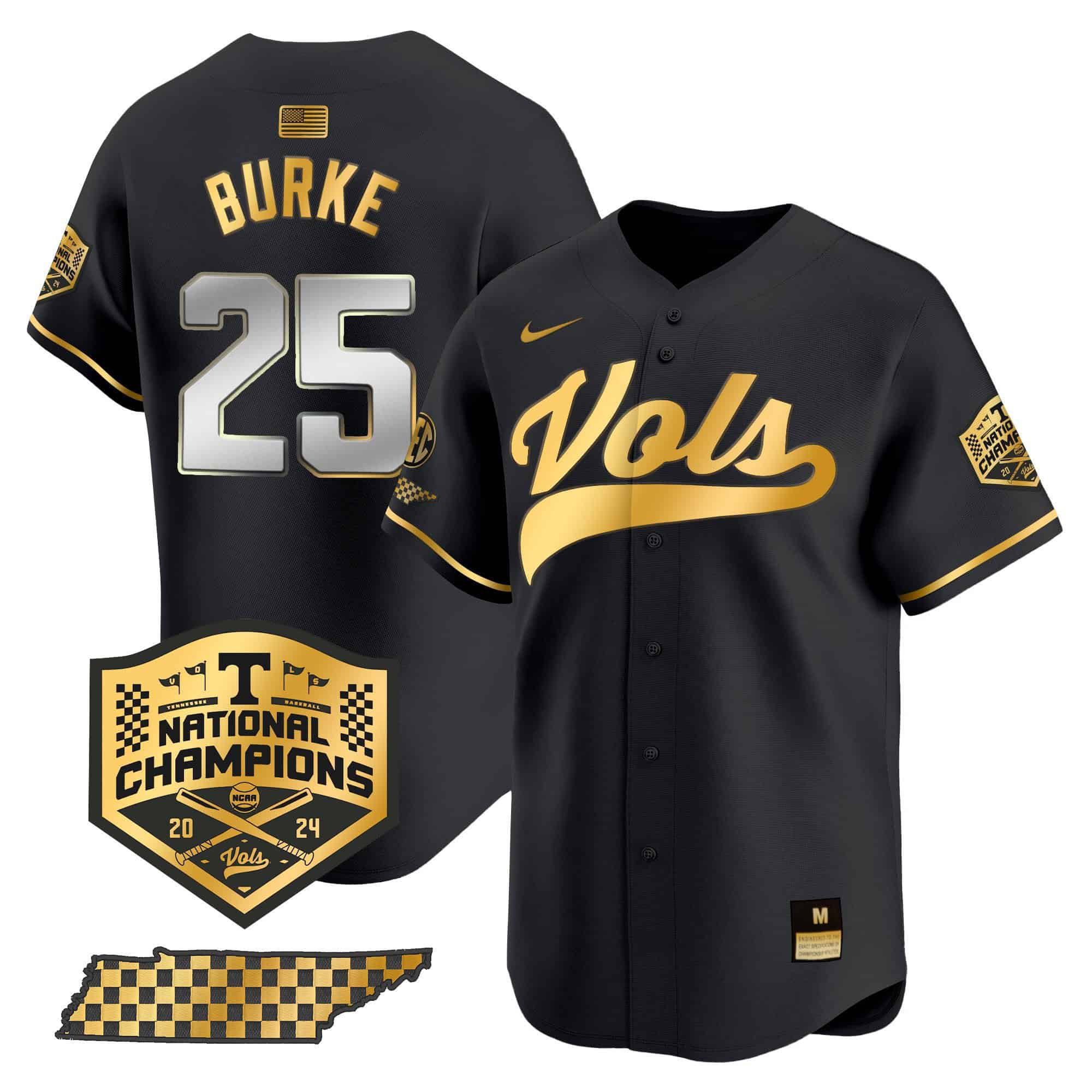 Tennessee Volunteers Champions Vapor Premier Limited Jersey - All Stitched #38 HIF2HGXV