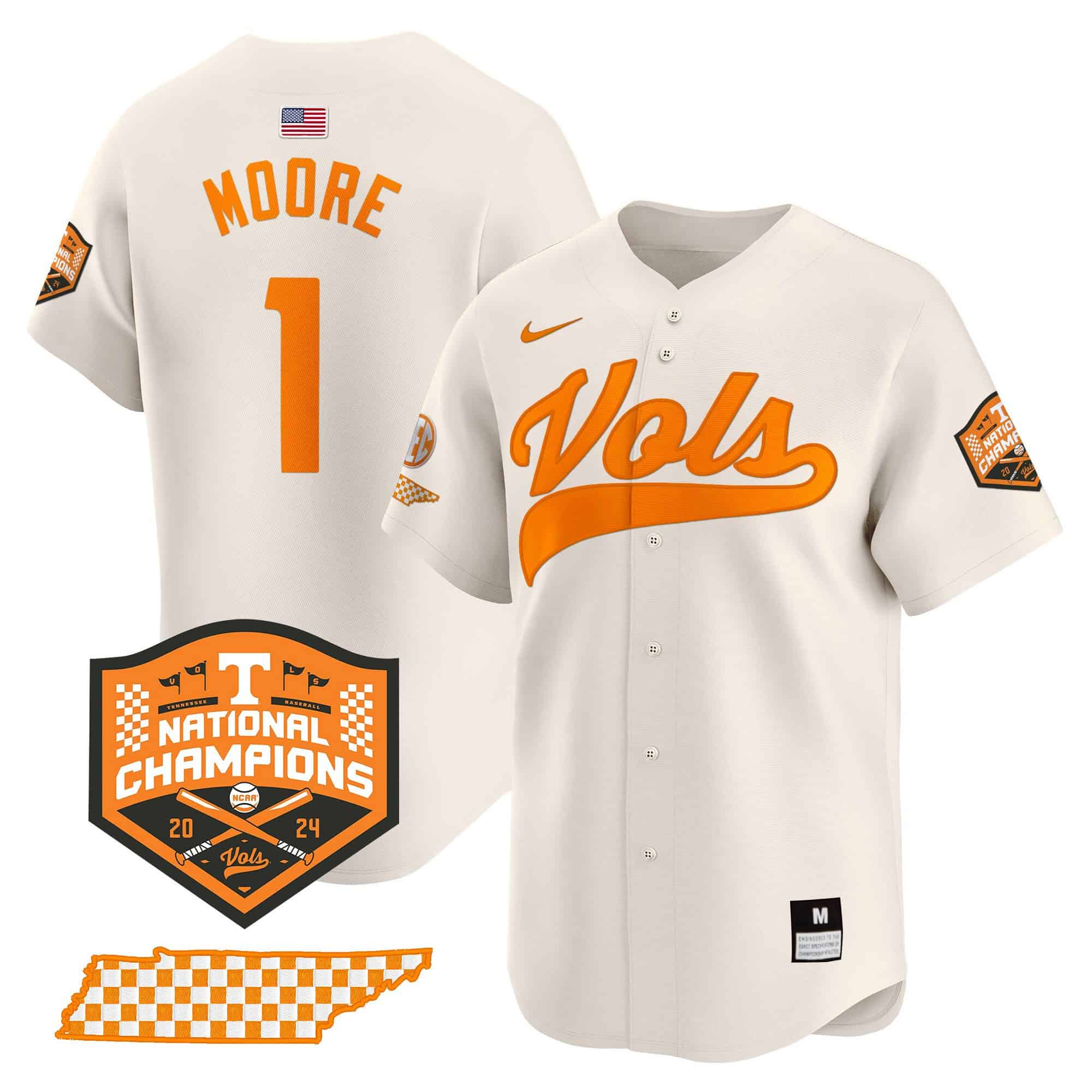 Tennessee Volunteers Champions Vapor Premier Limited Jersey - All Stitched #43 LKPVNGXV