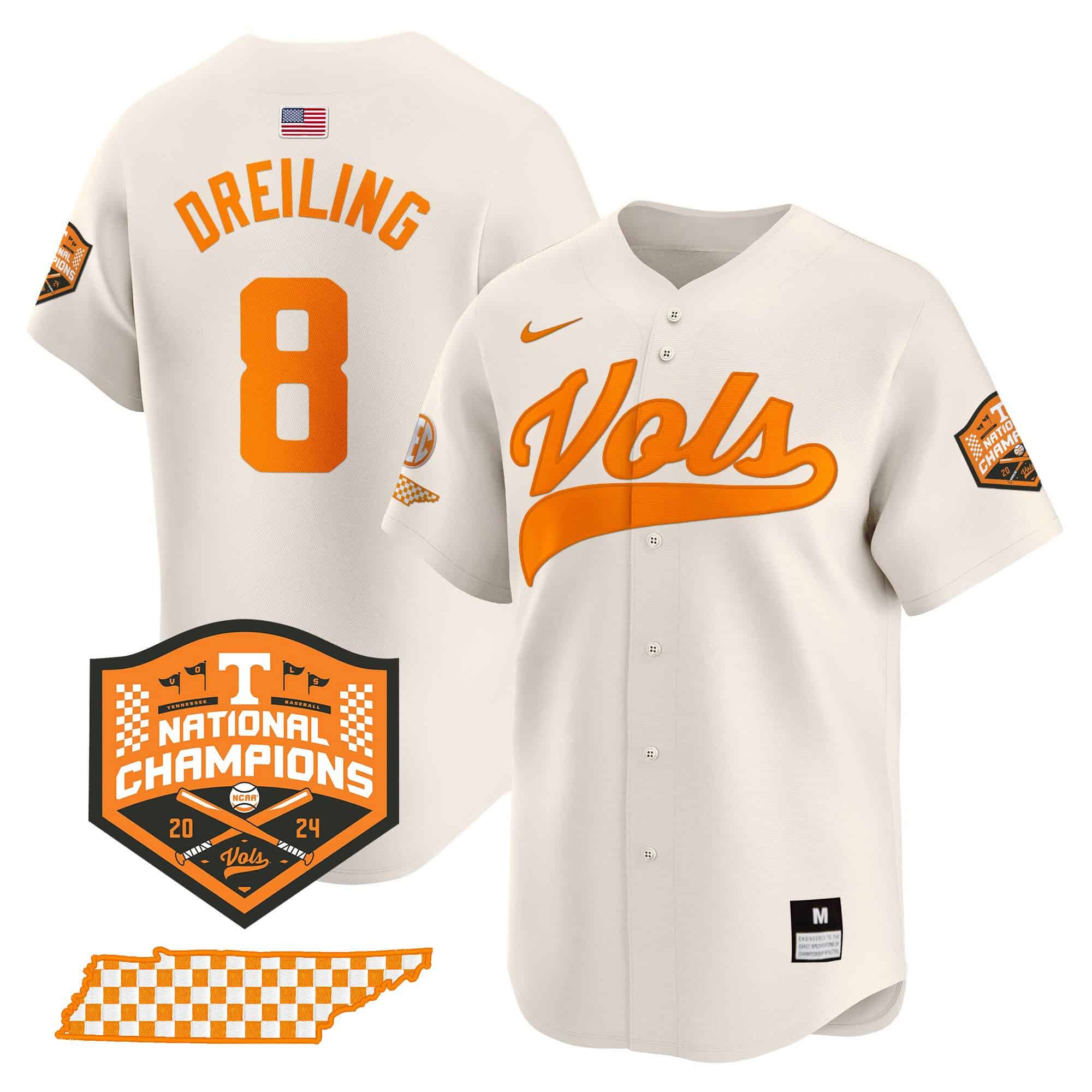 Tennessee Volunteers Champions Vapor Premier Limited Jersey - All Stitched #44 GU3I4GXV