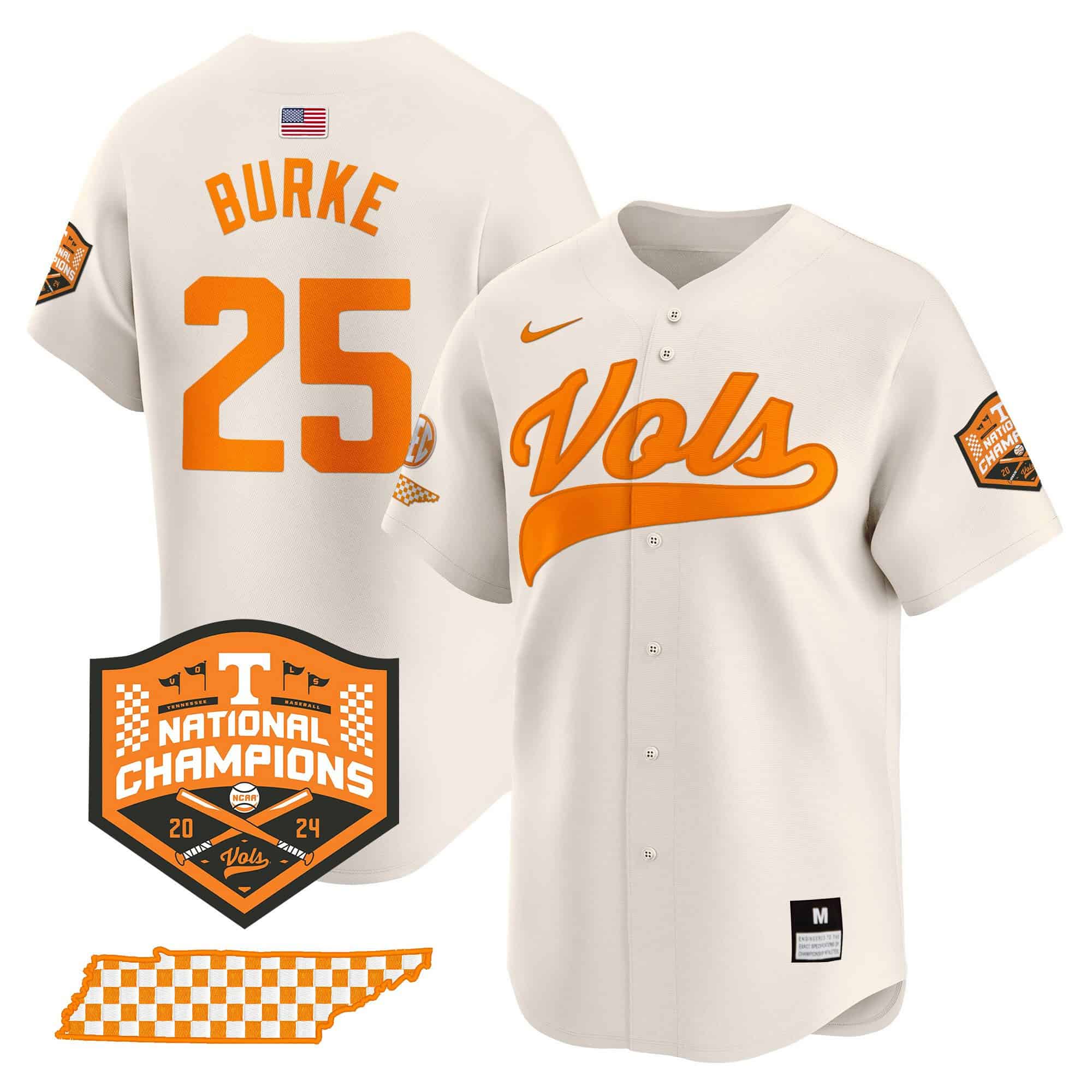 Tennessee Volunteers Champions Vapor Premier Limited Jersey - All Stitched #45 E40LVGXV