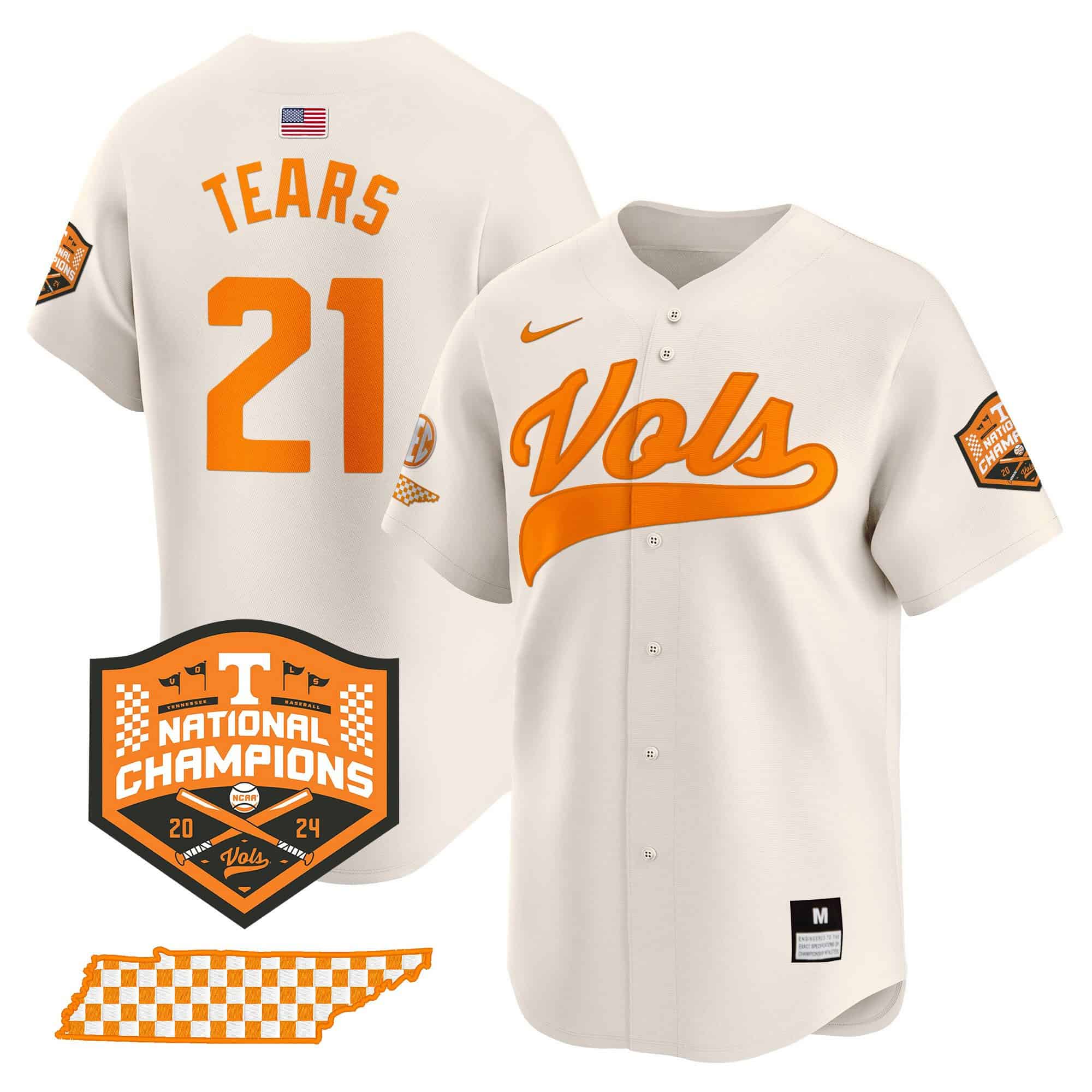 Tennessee Volunteers Champions Vapor Premier Limited Jersey - All Stitched #46 UFIG4GXV
