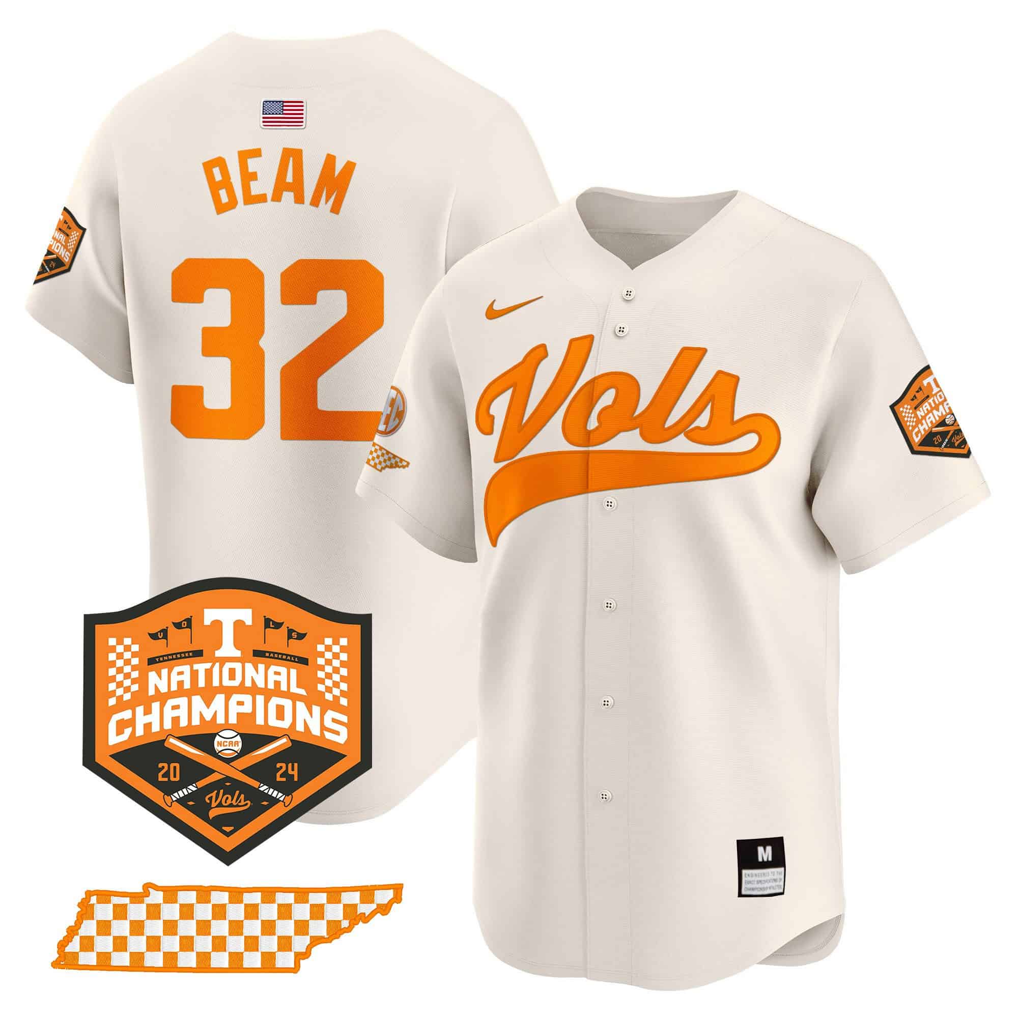 Tennessee Volunteers Champions Vapor Premier Limited Jersey - All Stitched #48 OOFKKGXV
