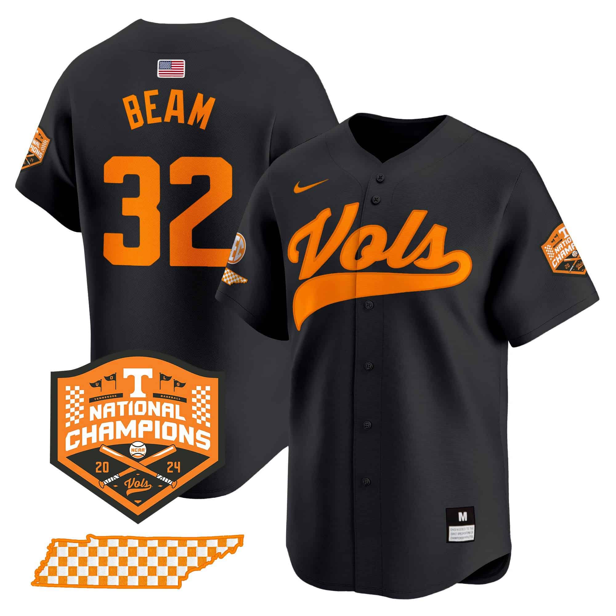 Tennessee Volunteers Champions Vapor Premier Limited Jersey - All Stitched #6 XTJI8GXV