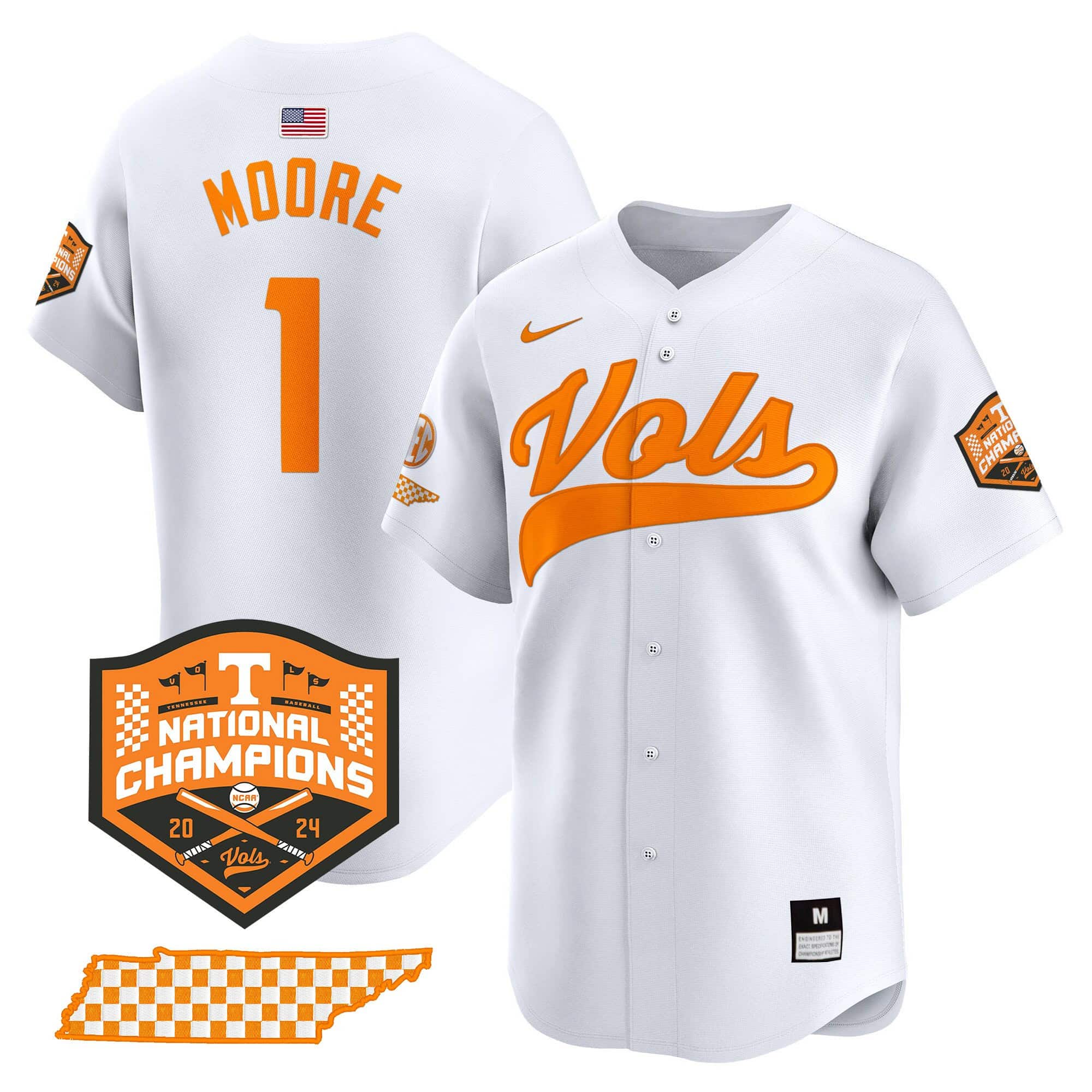 Tennessee Volunteers Champions Vapor Premier Limited Jersey - All Stitched #8 QCGMUGXV