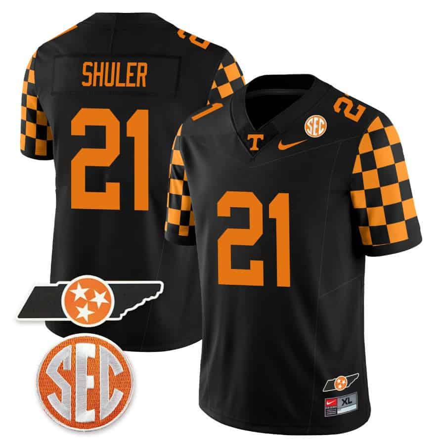 Tennessee Volunteers Checkerboard &amp Alternate Jersey V2 - Stitched #15 HV7CDGXV