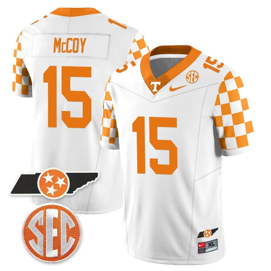 Tennessee Volunteers Checkerboard &amp Alternate Jersey V2 - Stitched #26 W1BONGXV