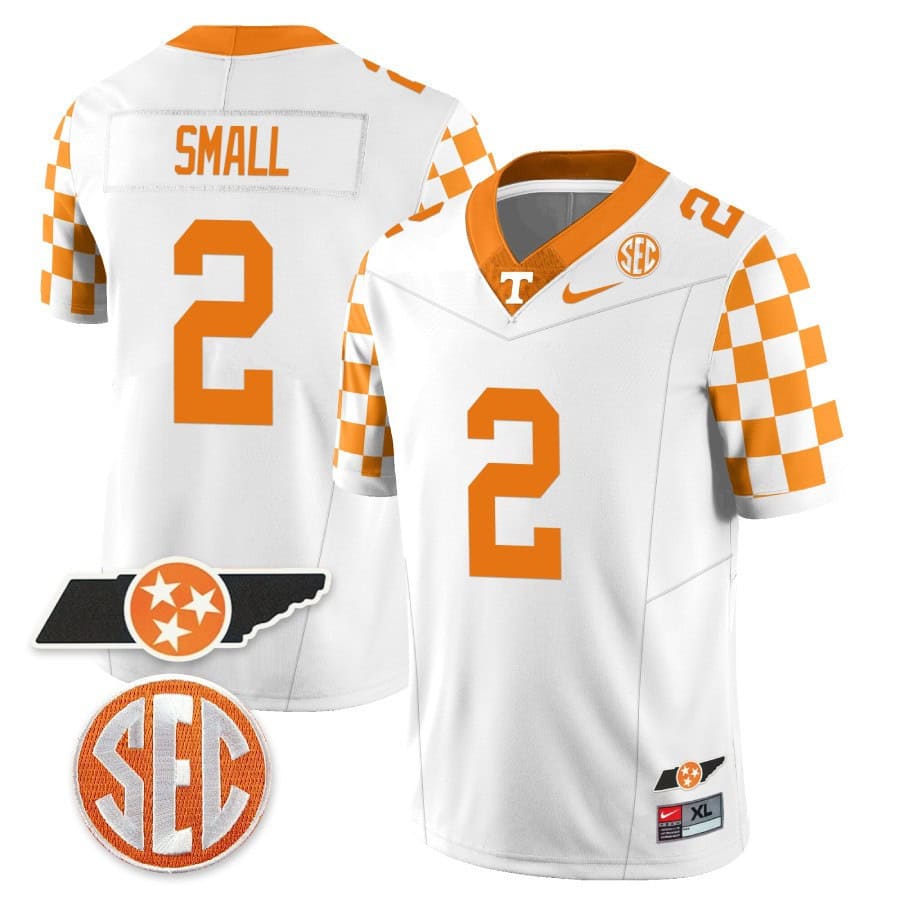 Tennessee Volunteers Checkerboard &amp Alternate Jersey V2 - Stitched #28 KGH15GXV