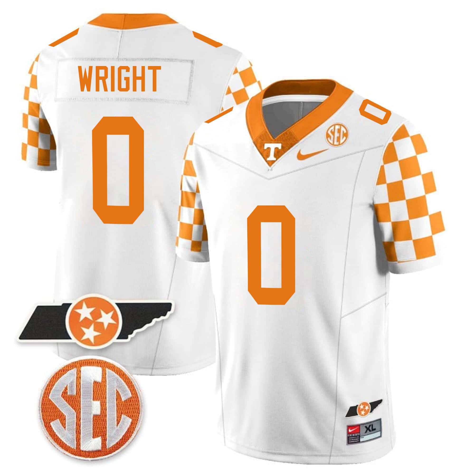 Tennessee Volunteers Checkerboard &amp Alternate Jersey V2 - Stitched #32 WQCIIGXV