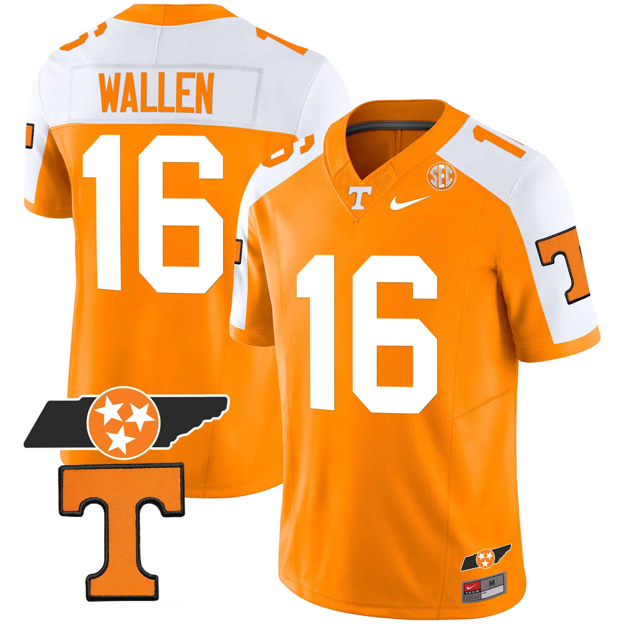 Tennessee Volunteers Checkerboard &amp Alternate Jersey V2 - Stitched #33 U00LVGXV