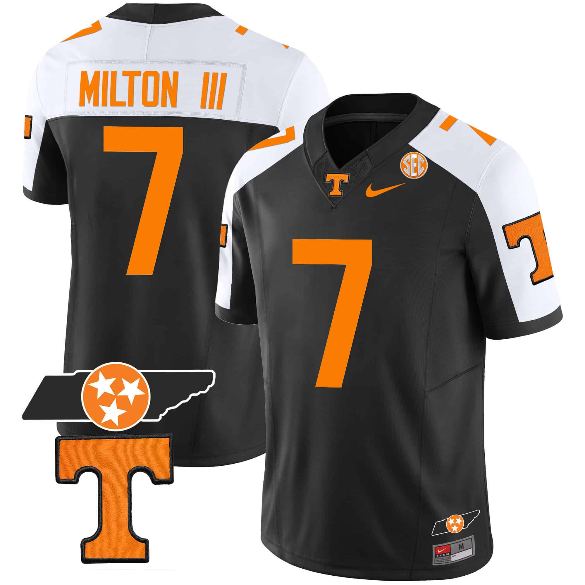 Tennessee Volunteers Checkerboard &amp Alternate Jersey V2 - Stitched #6 X2KLKGXV