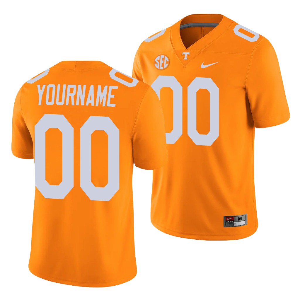 Tennessee Volunteers Custom Orange College Alumni Player Game Jersey IW476GXV