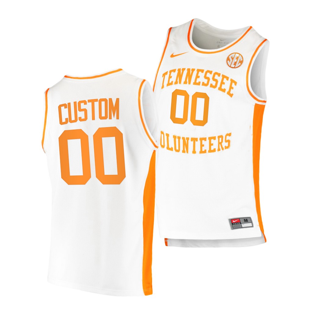 Tennessee Volunteers Custom White College Jersey XX9QFGXV
